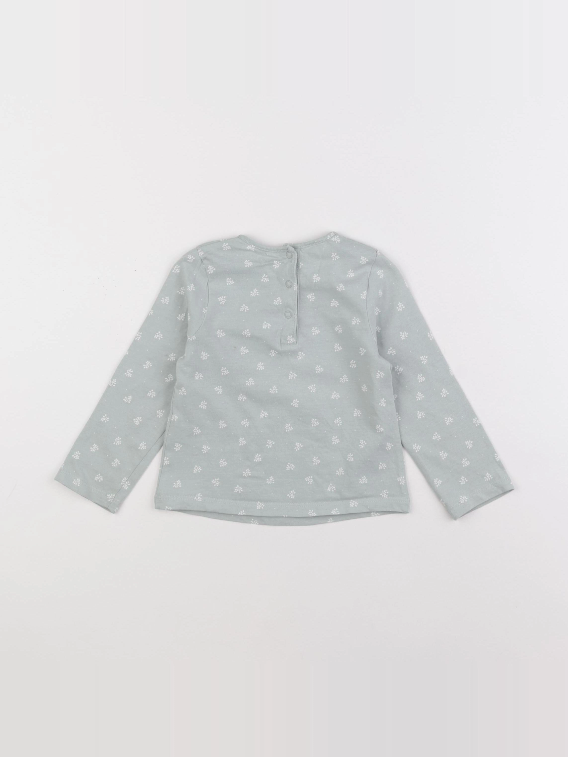 Vertbaudet - tee-shirt vert - 18 mois