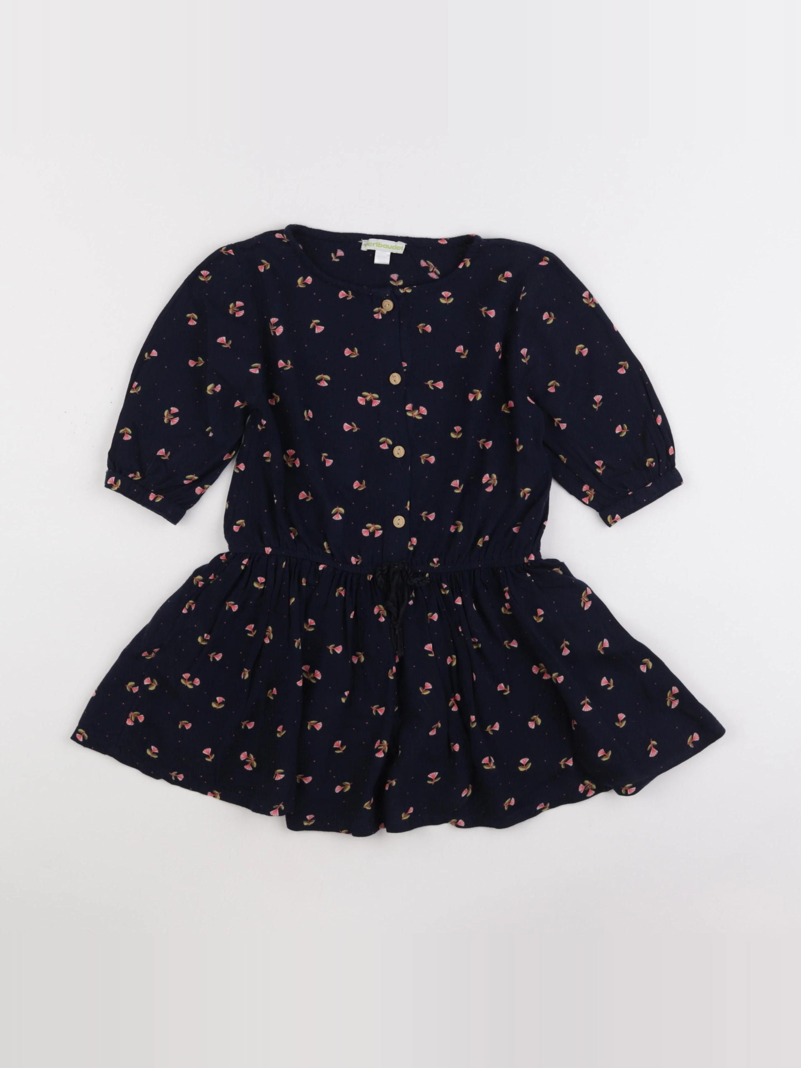 Vertbaudet - robe bleu - 4 ans