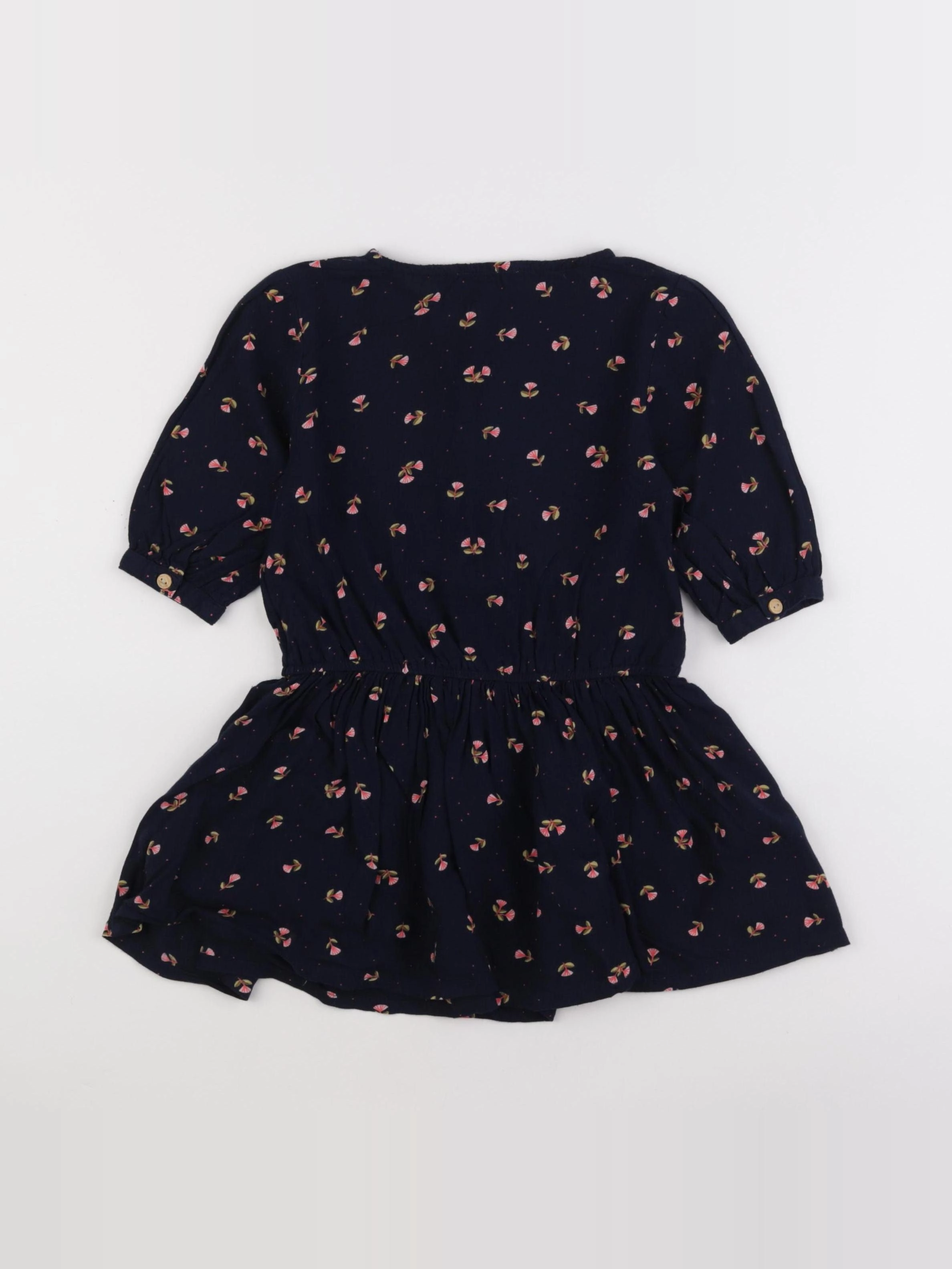 Vertbaudet - robe bleu - 4 ans