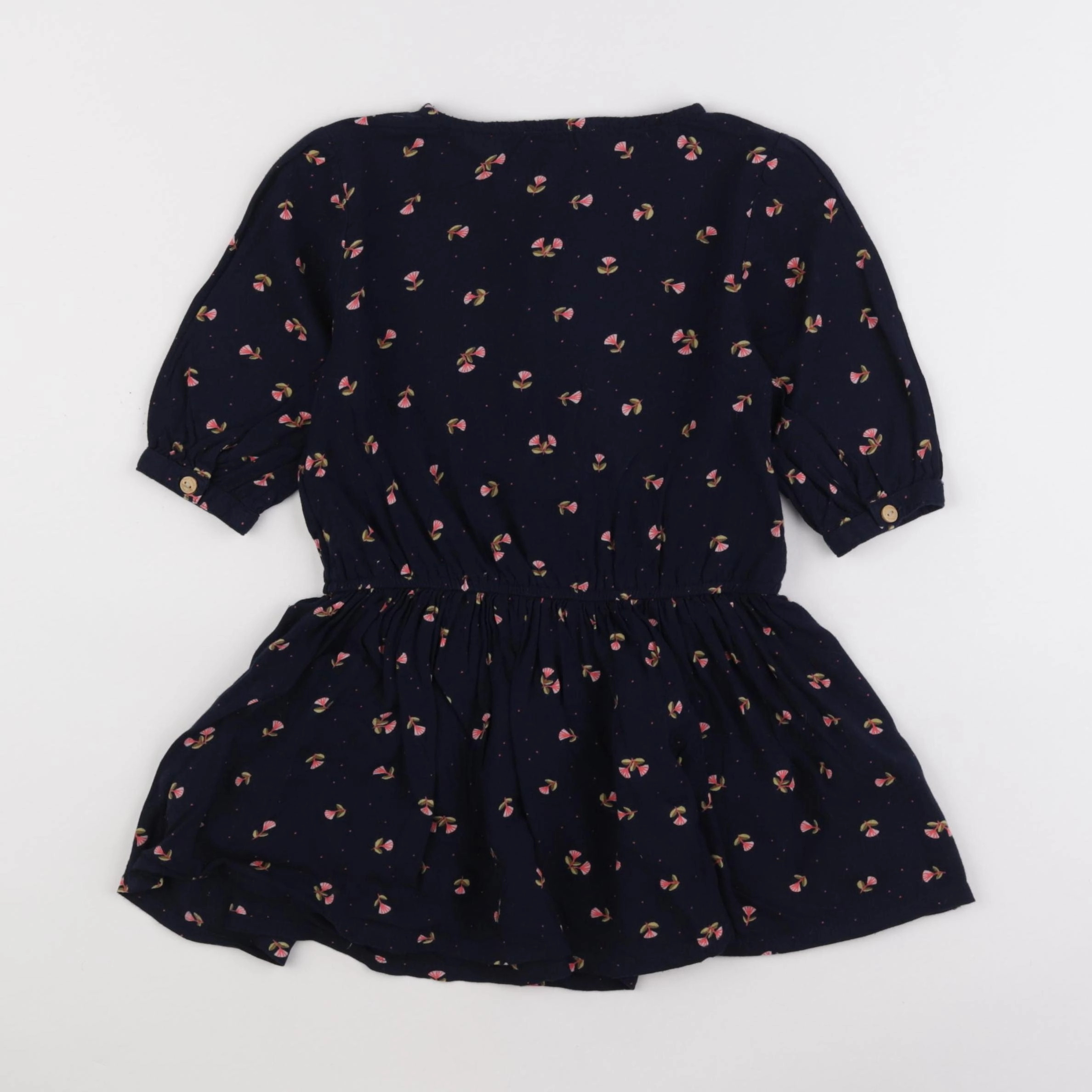 Vertbaudet - robe bleu - 4 ans