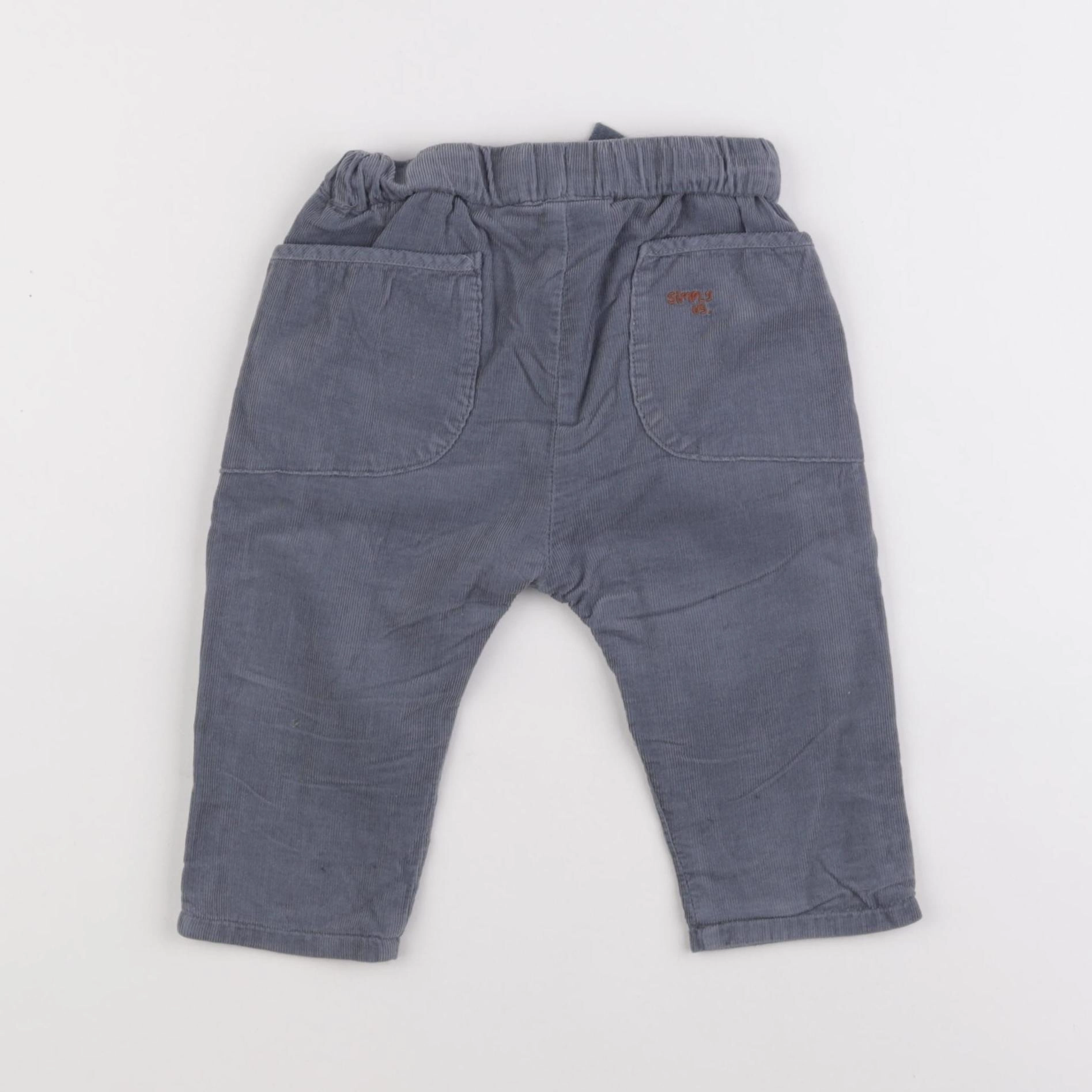 Zara - pantalon gris - 6/9 mois