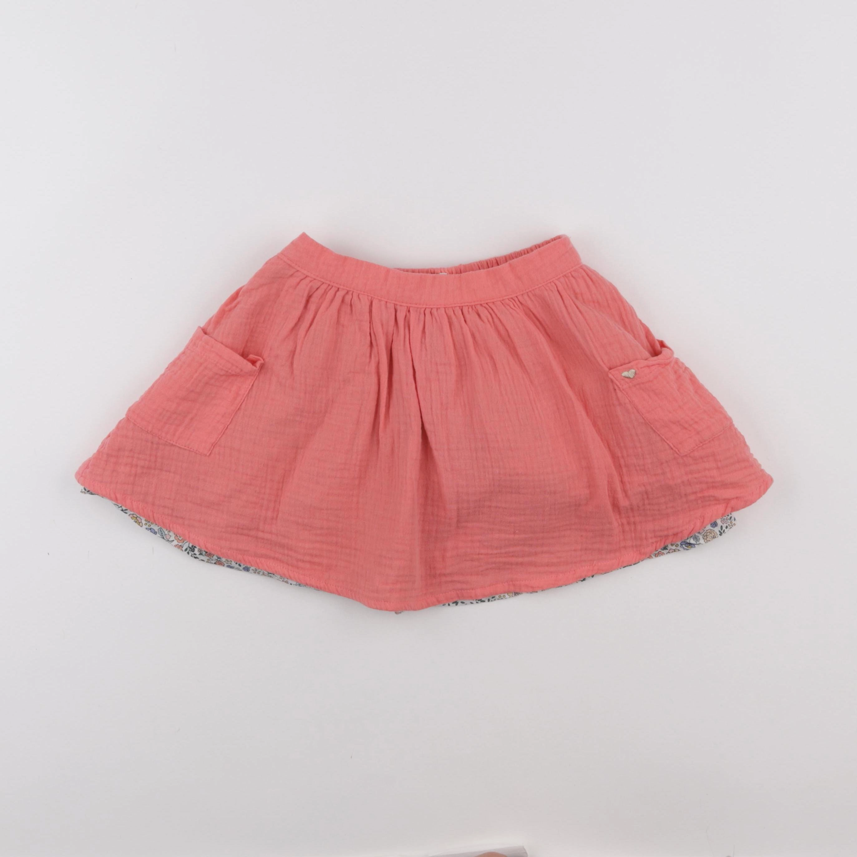 Vertbaudet - jupe rose - 7 ans