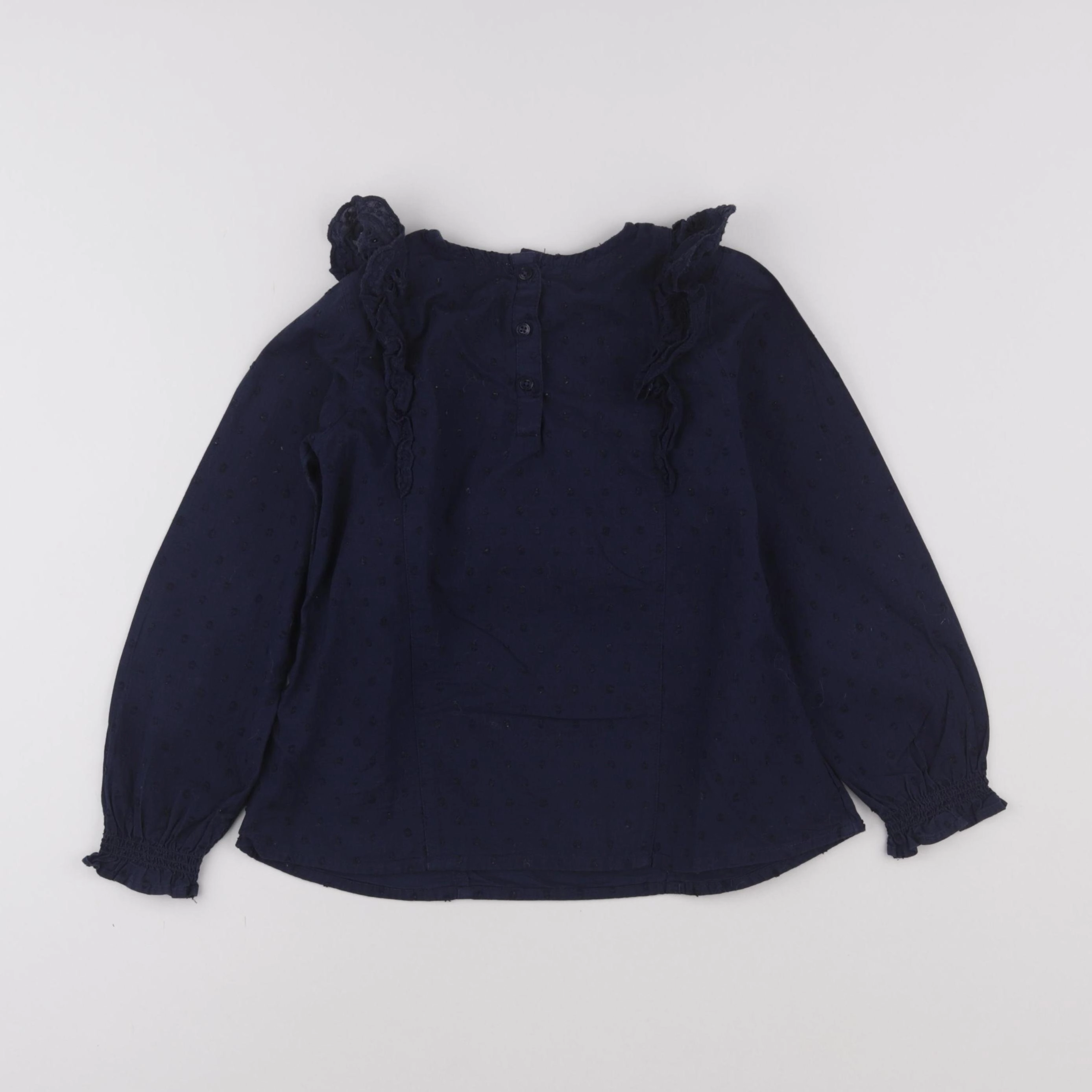 Vertbaudet - blouse bleu - 7 ans