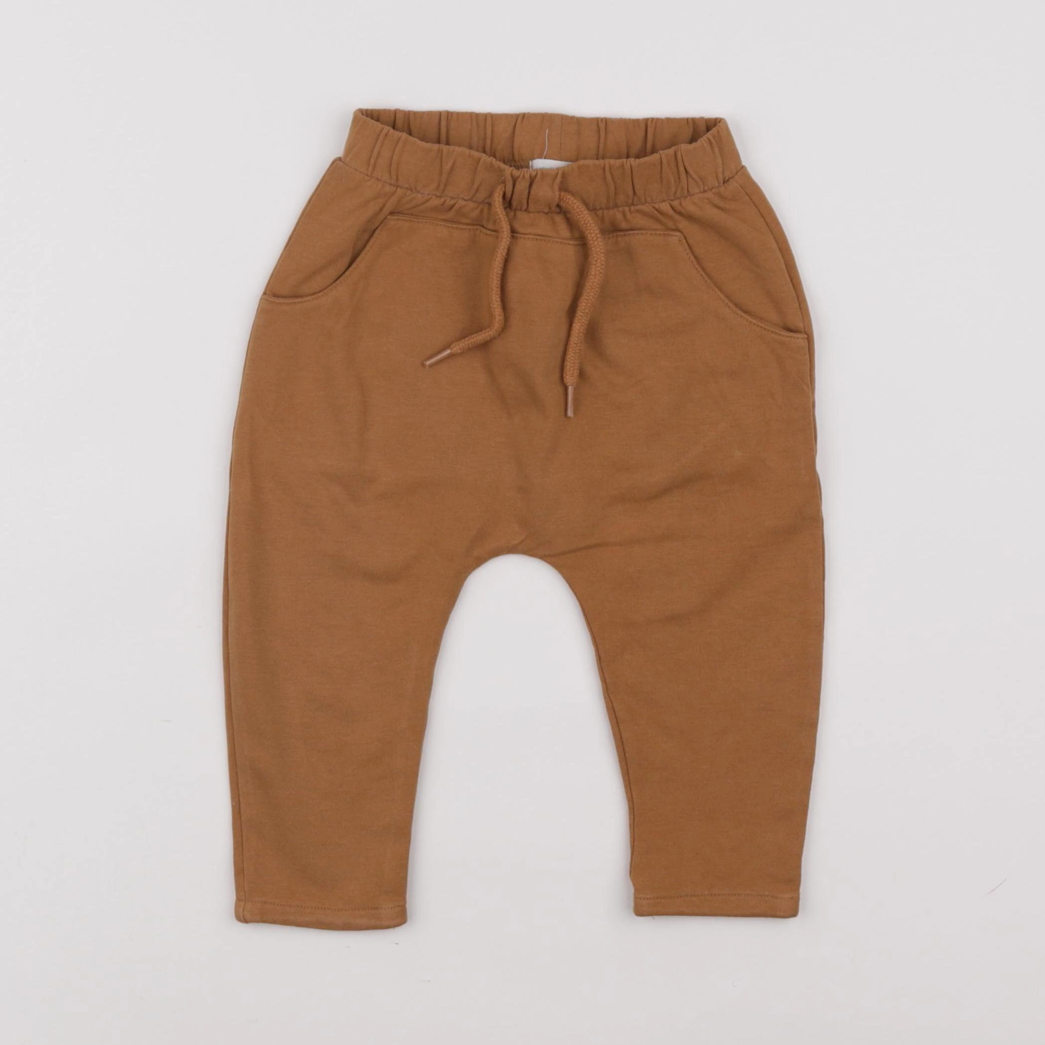 Vertbaudet - jogging marron - 9 mois