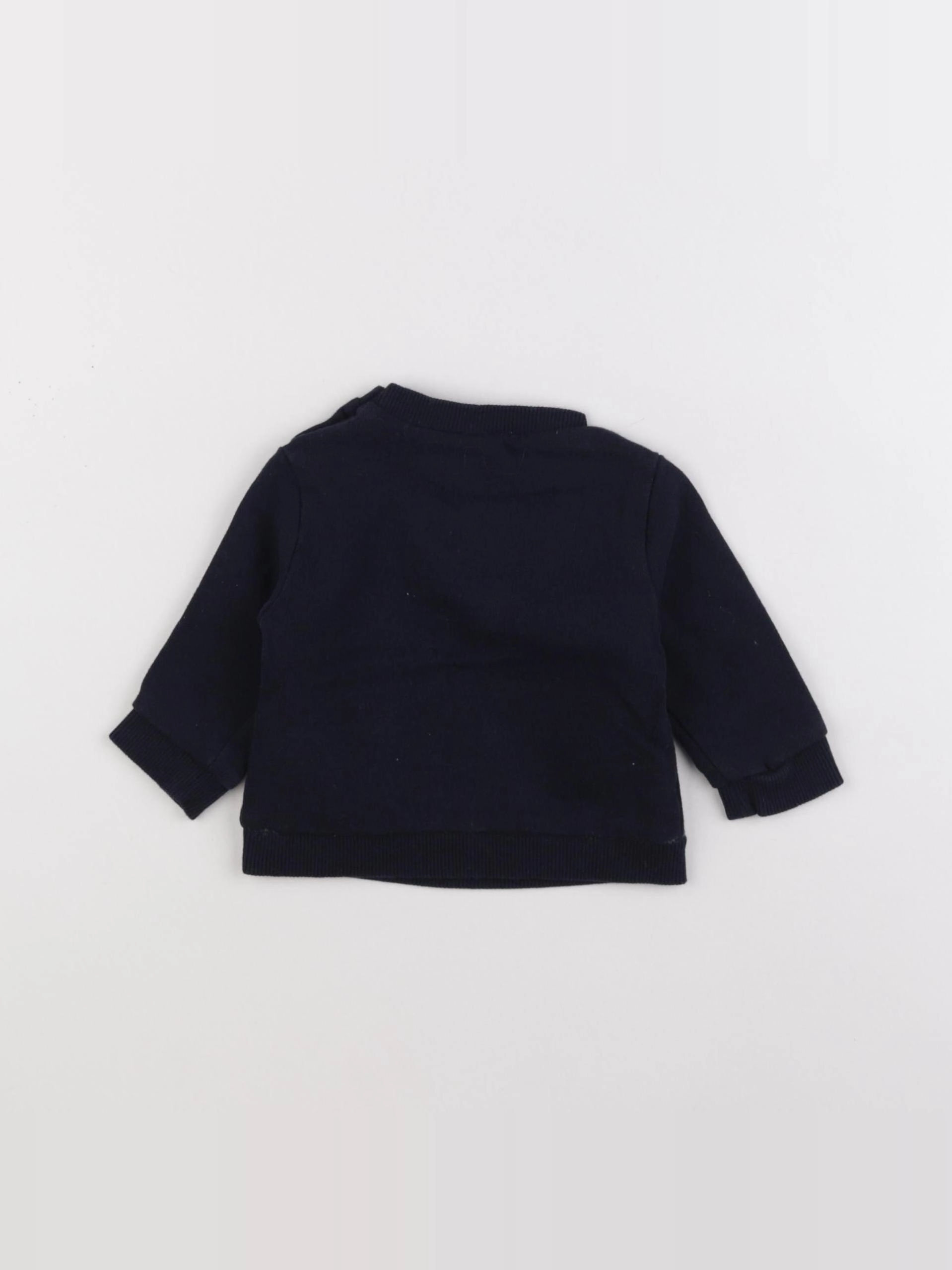 Boutchou - sweat bleu - 6 mois