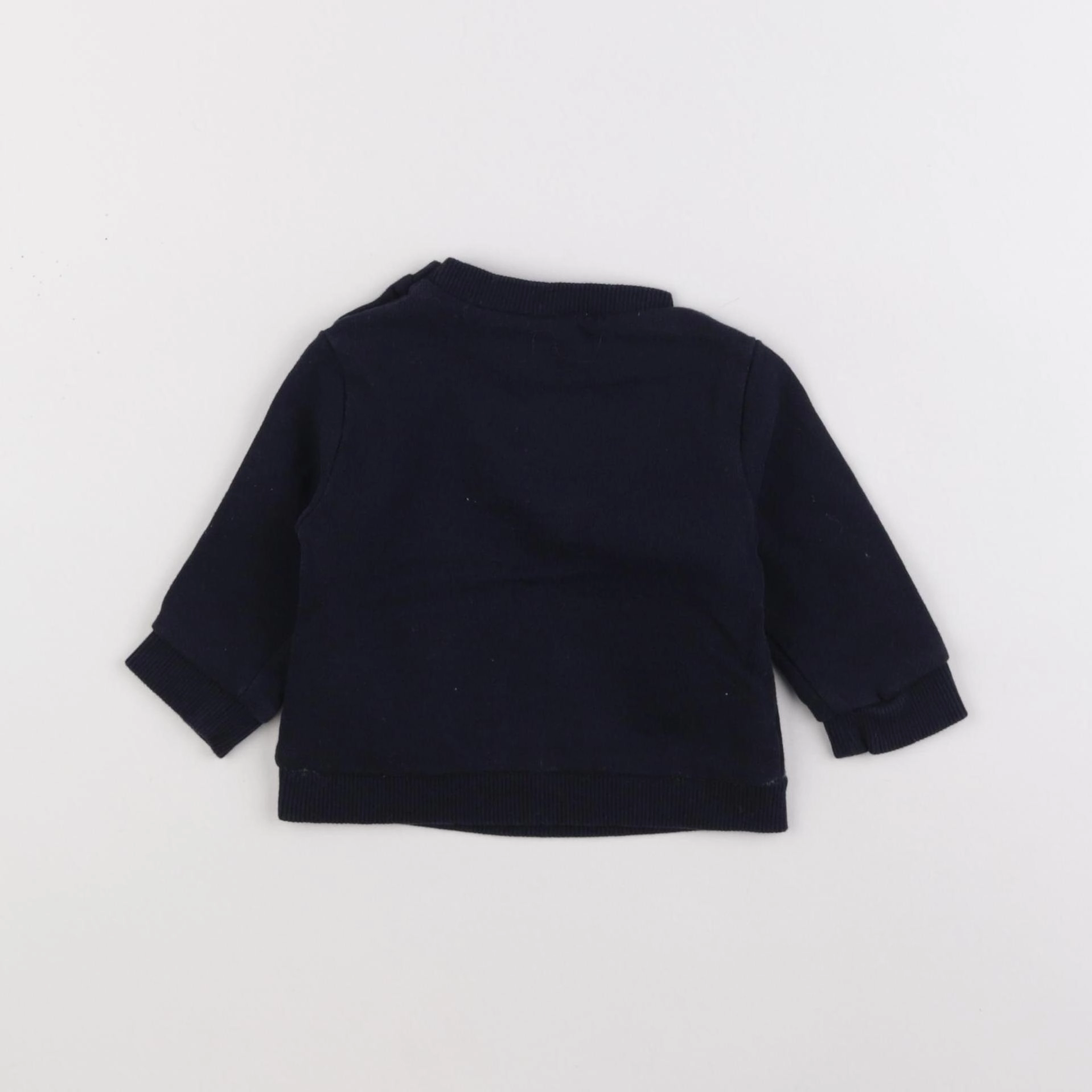 Boutchou - sweat bleu - 6 mois