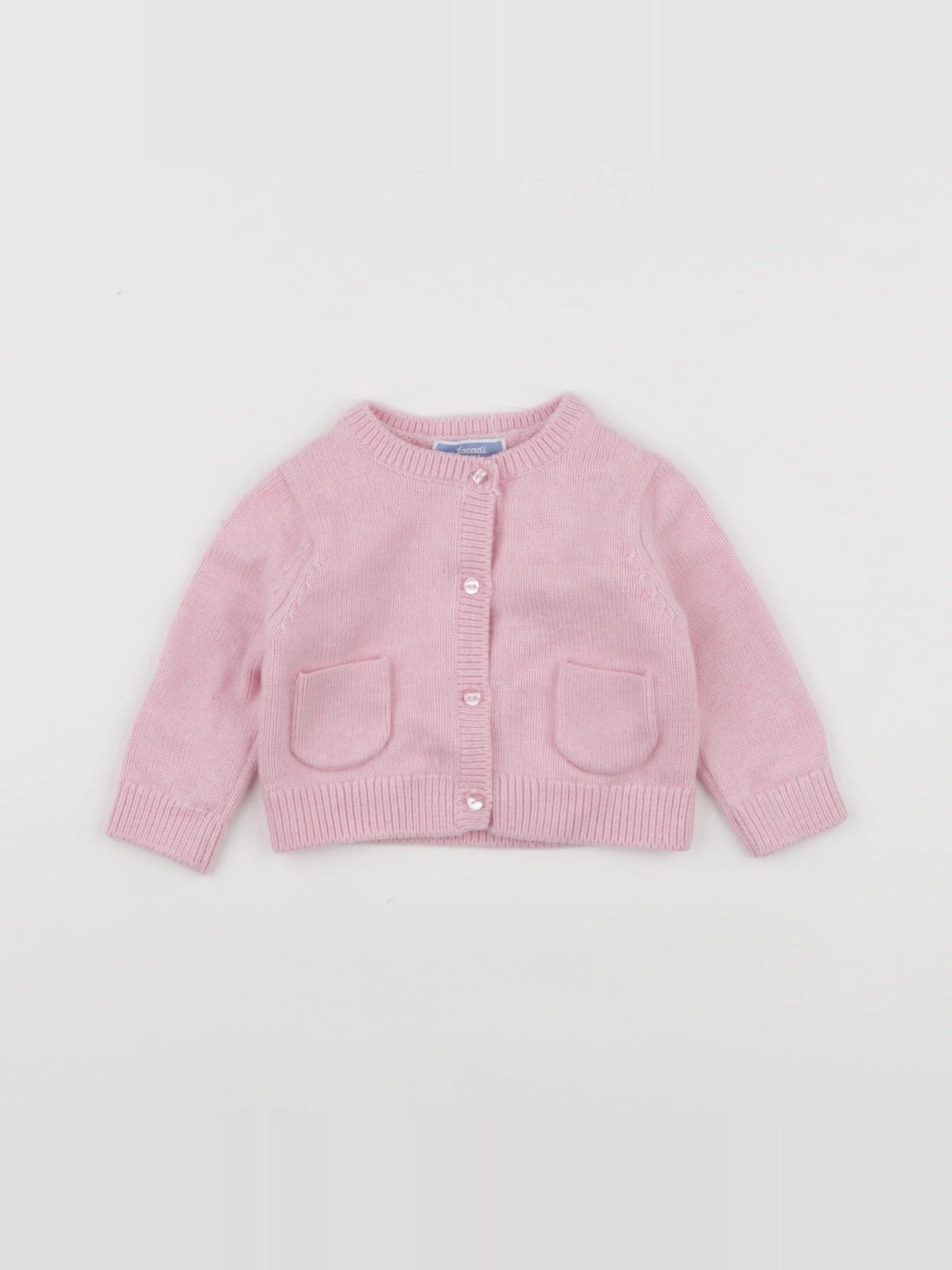 Jacadi - gilet rose - 6 mois