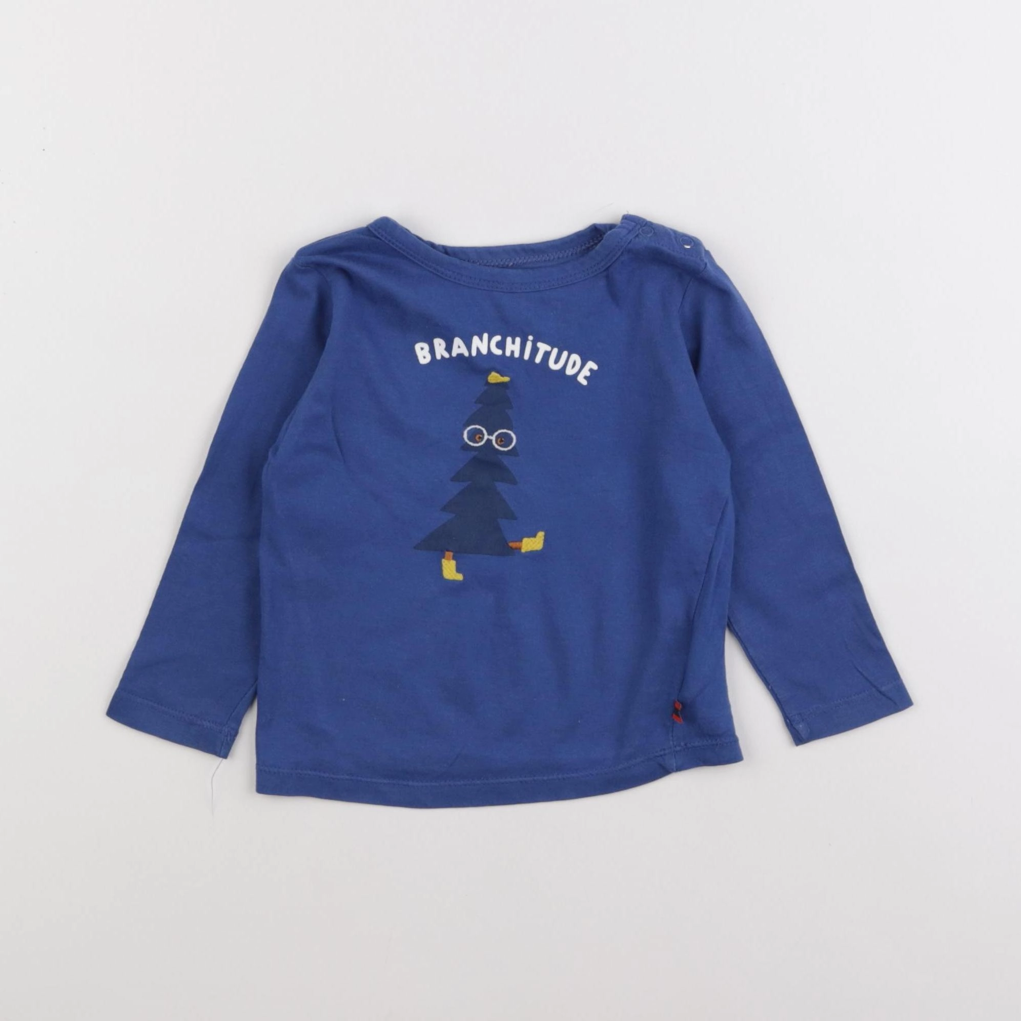 Cadet Rousselle - tee-shirt bleu - 12 mois