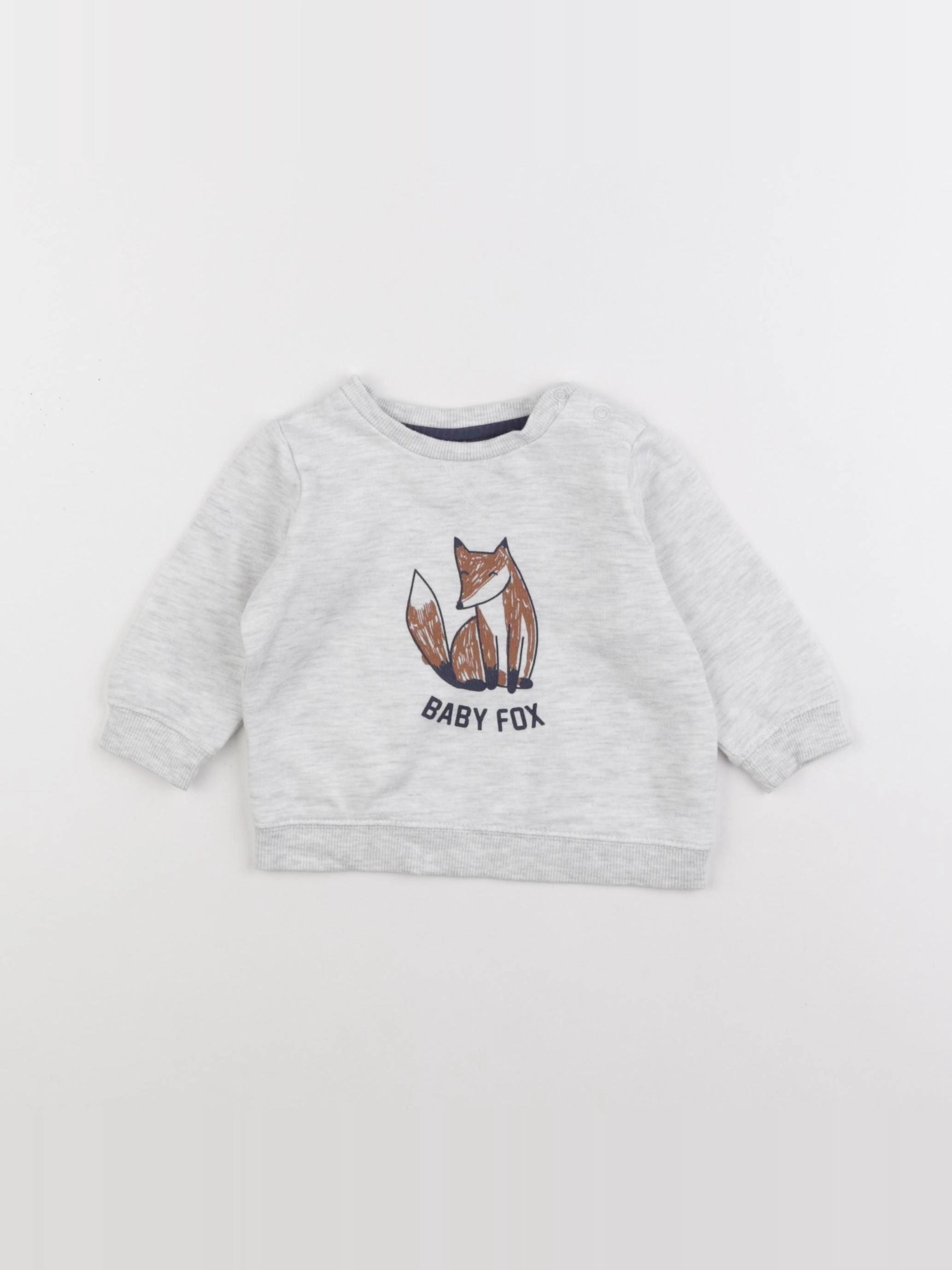 Tape à l'oeil - sweat gris - 6 mois
