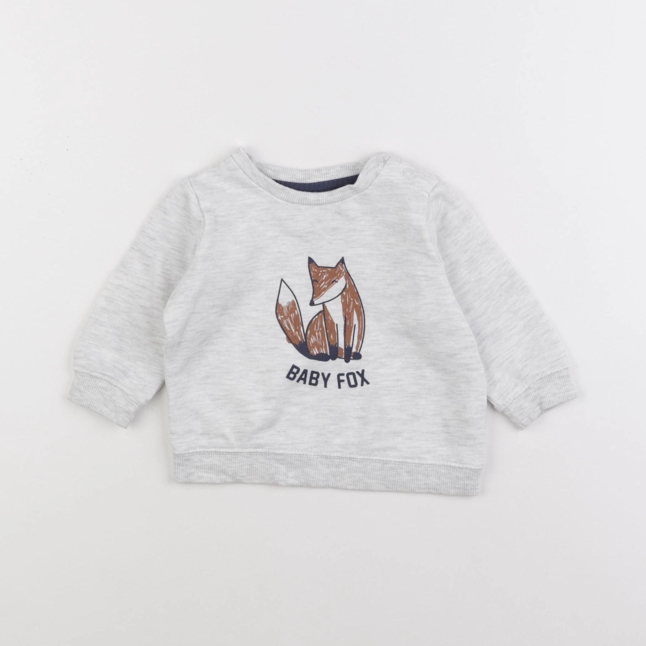Tape à l'oeil - sweat gris - 6 mois