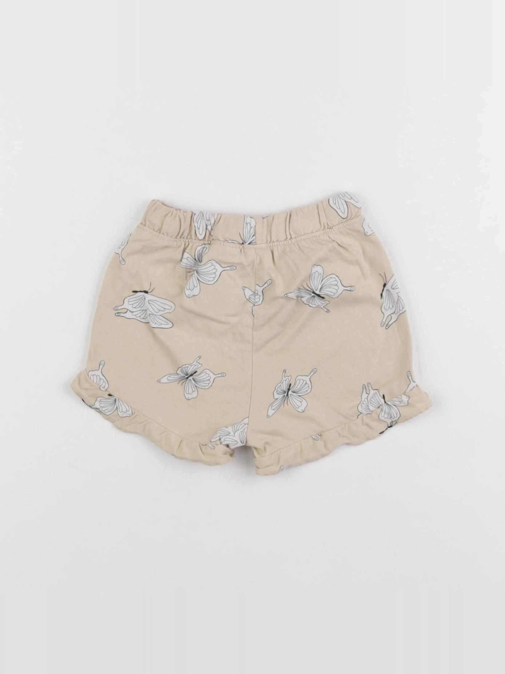 H&M - short beige - 9/12 mois