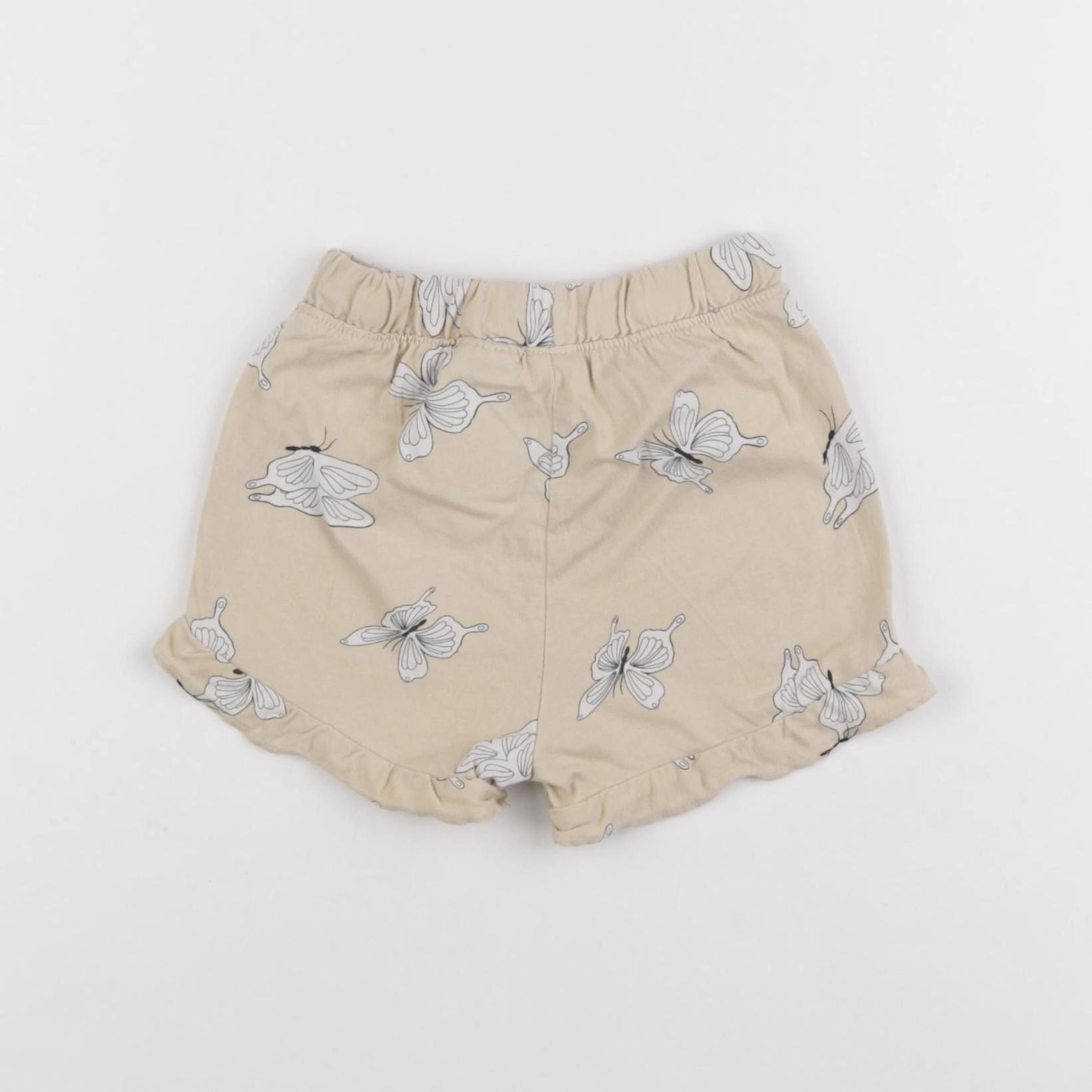 H&M - short beige - 9/12 mois