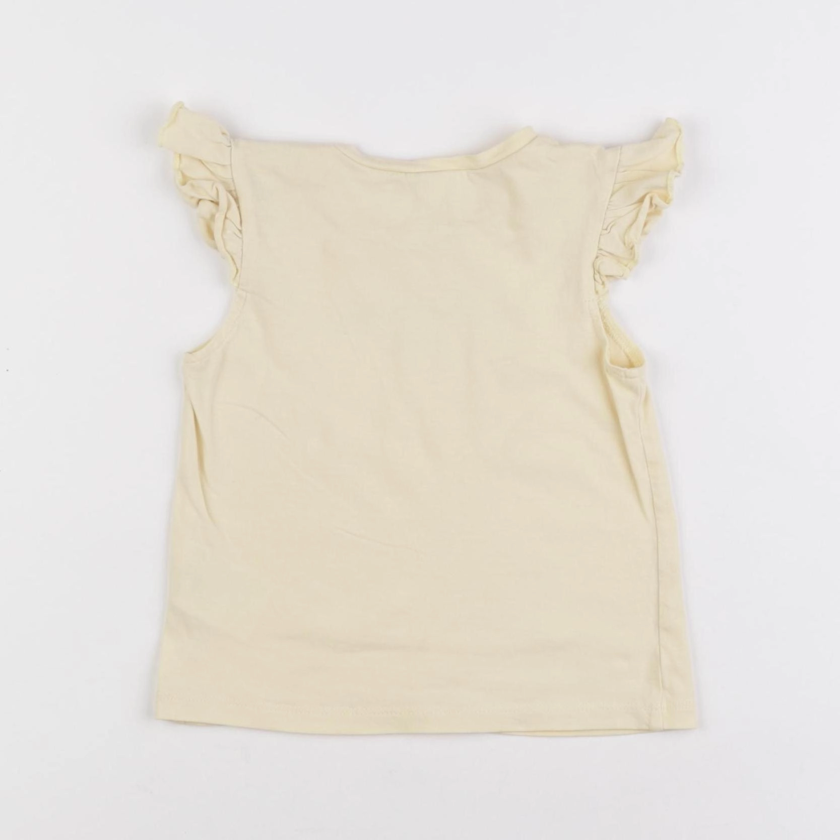 H&M - tee-shirt jaune - 9/12 mois