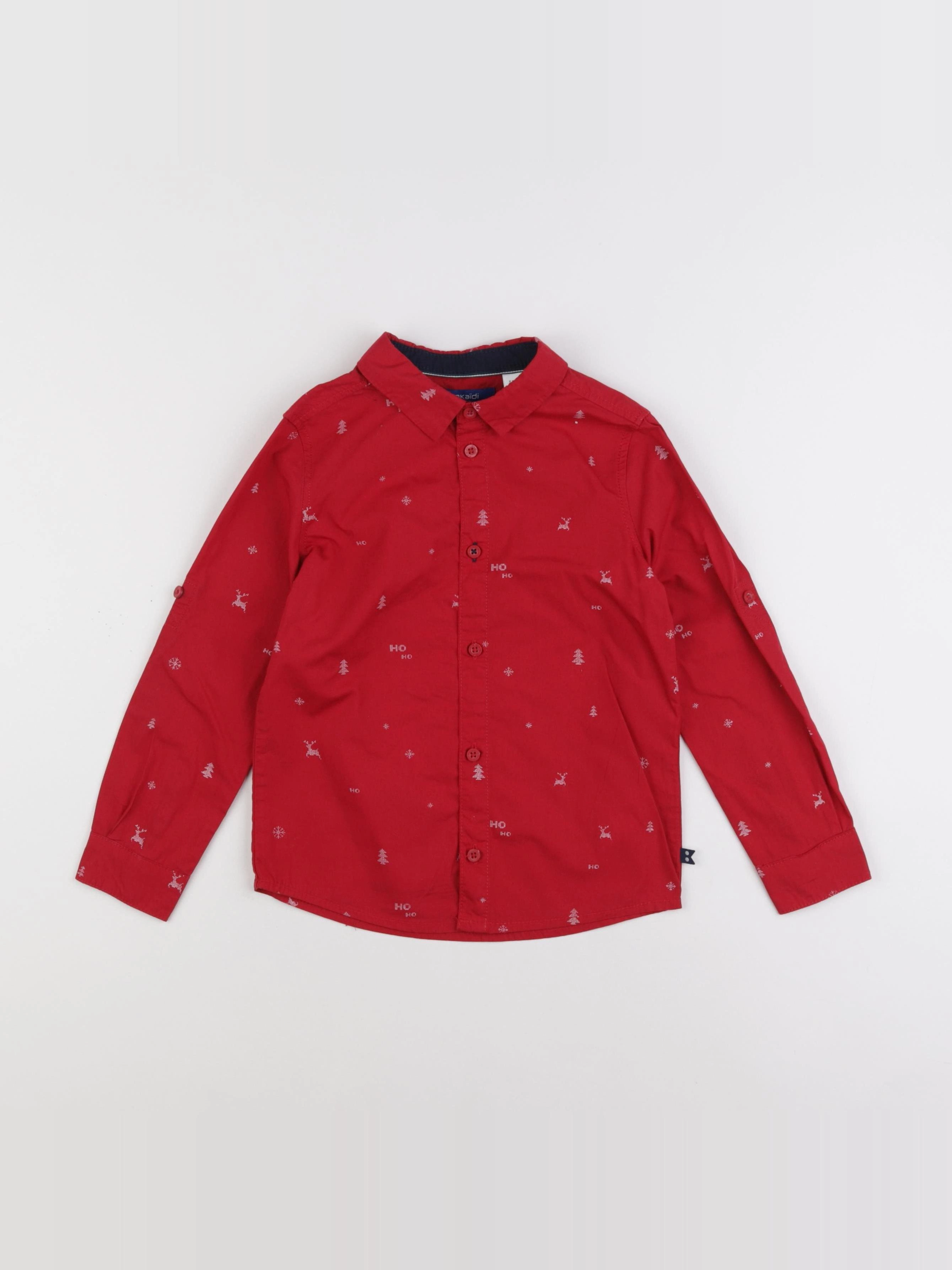 Okaidi - chemise rouge - 5 ans