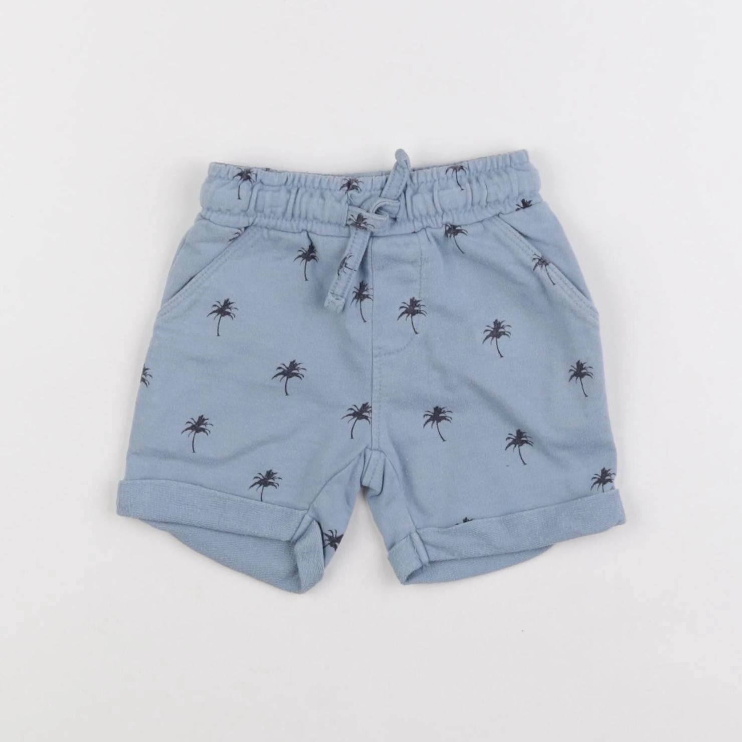 La Redoute - short bleu - 1 mois