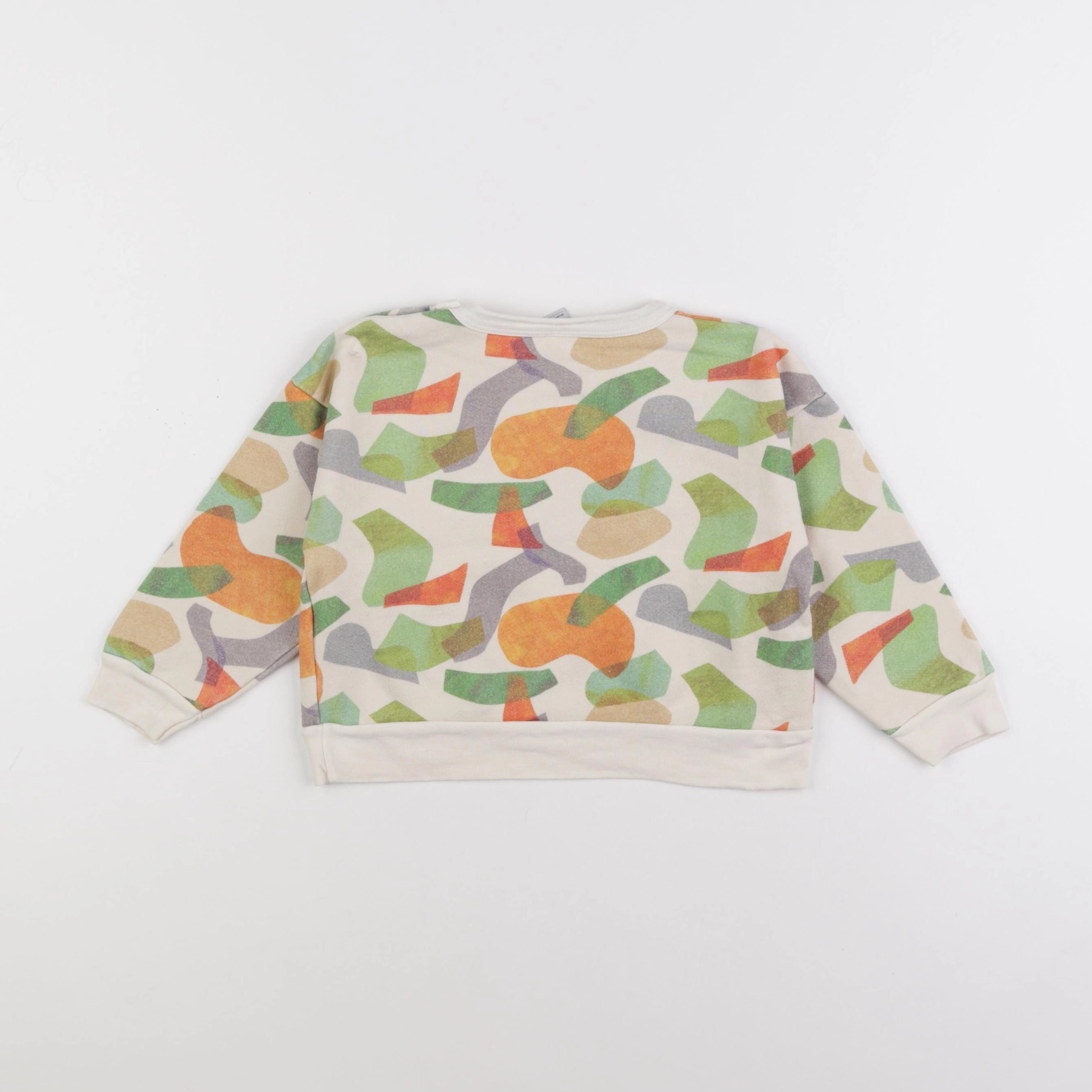 Petit Bateau - sweat multicolore - 36 mois