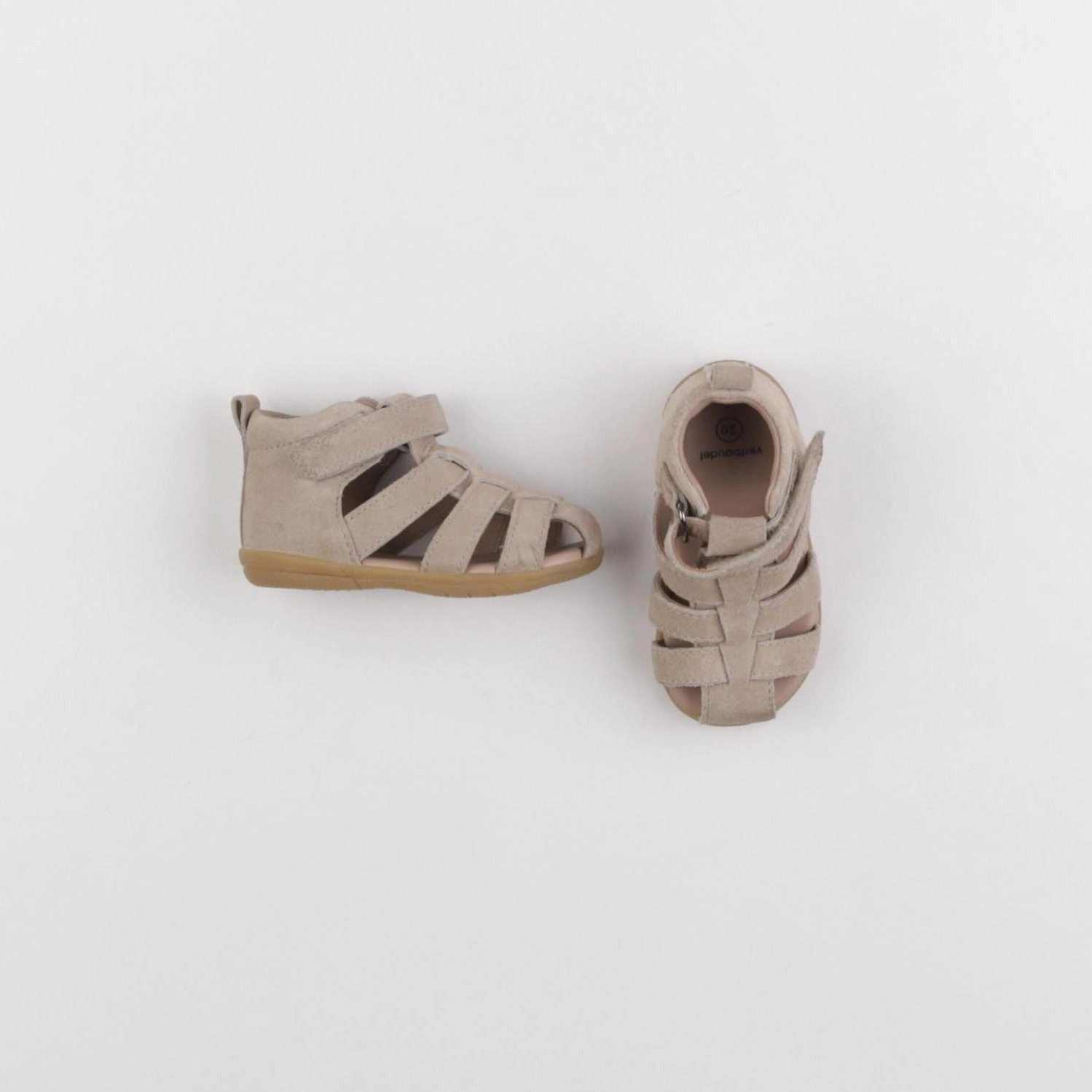 Vertbaudet - sandales beige - pointure 20