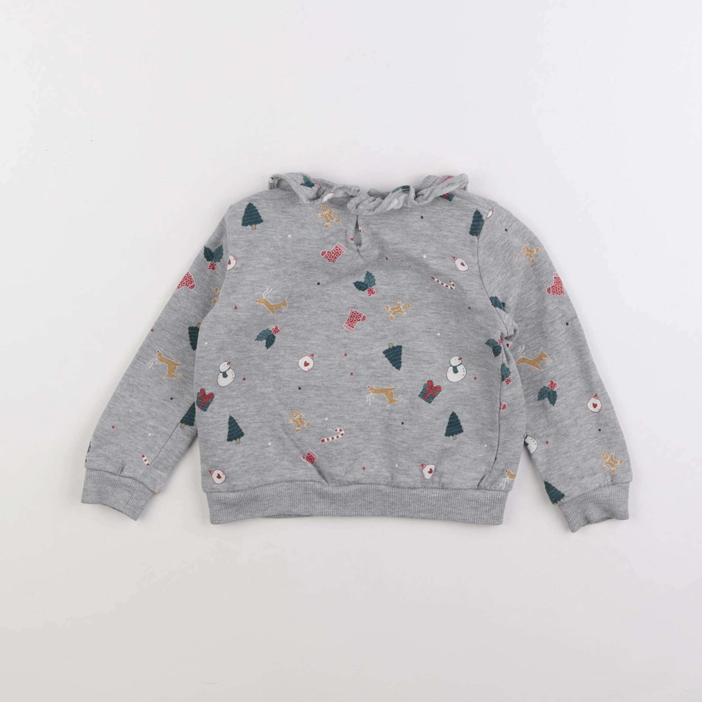 Vertbaudet - sweat gris - 2 ans