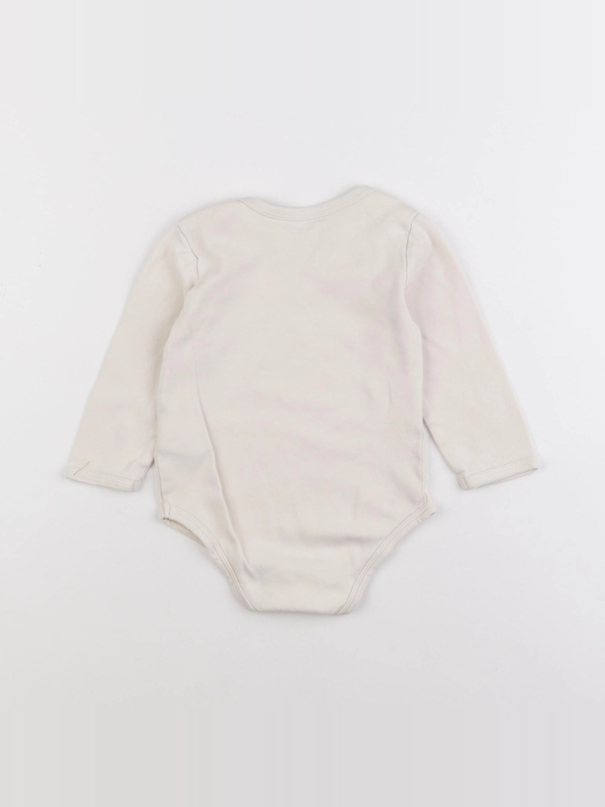 Vertbaudet - body beige - 24 mois