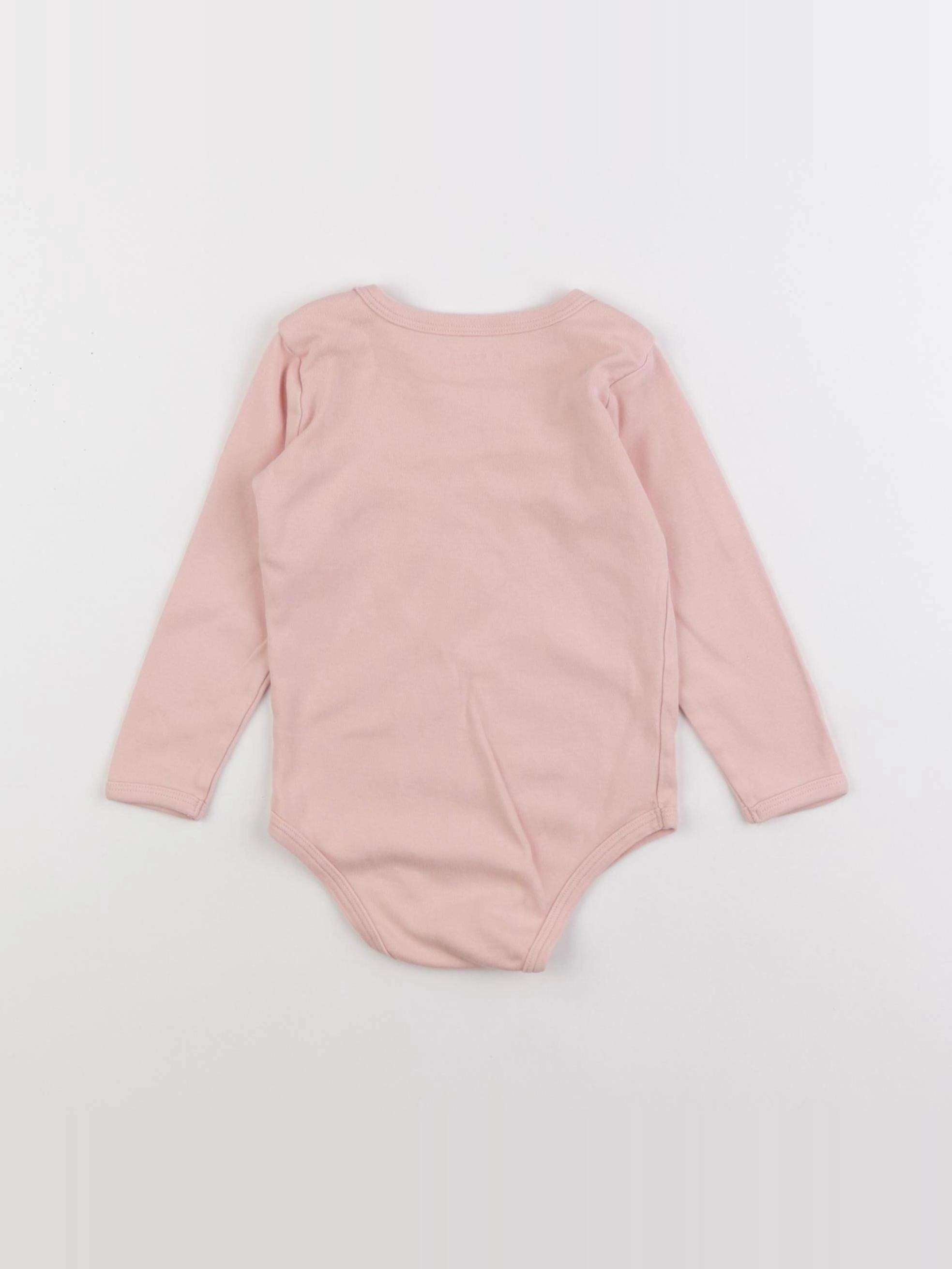 Vertbaudet - body rose - 24 mois