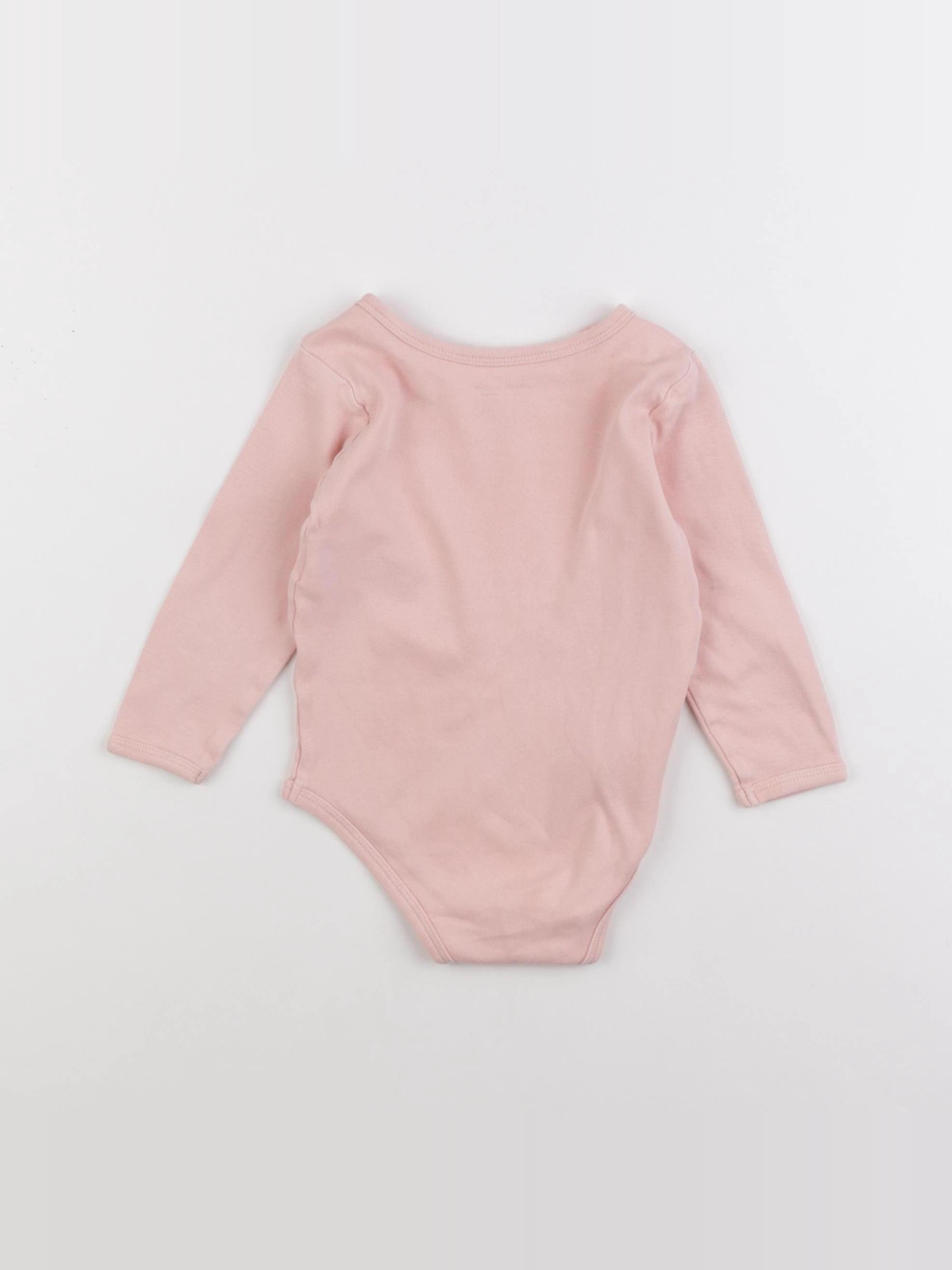 Vertbaudet - body rose - 24 mois