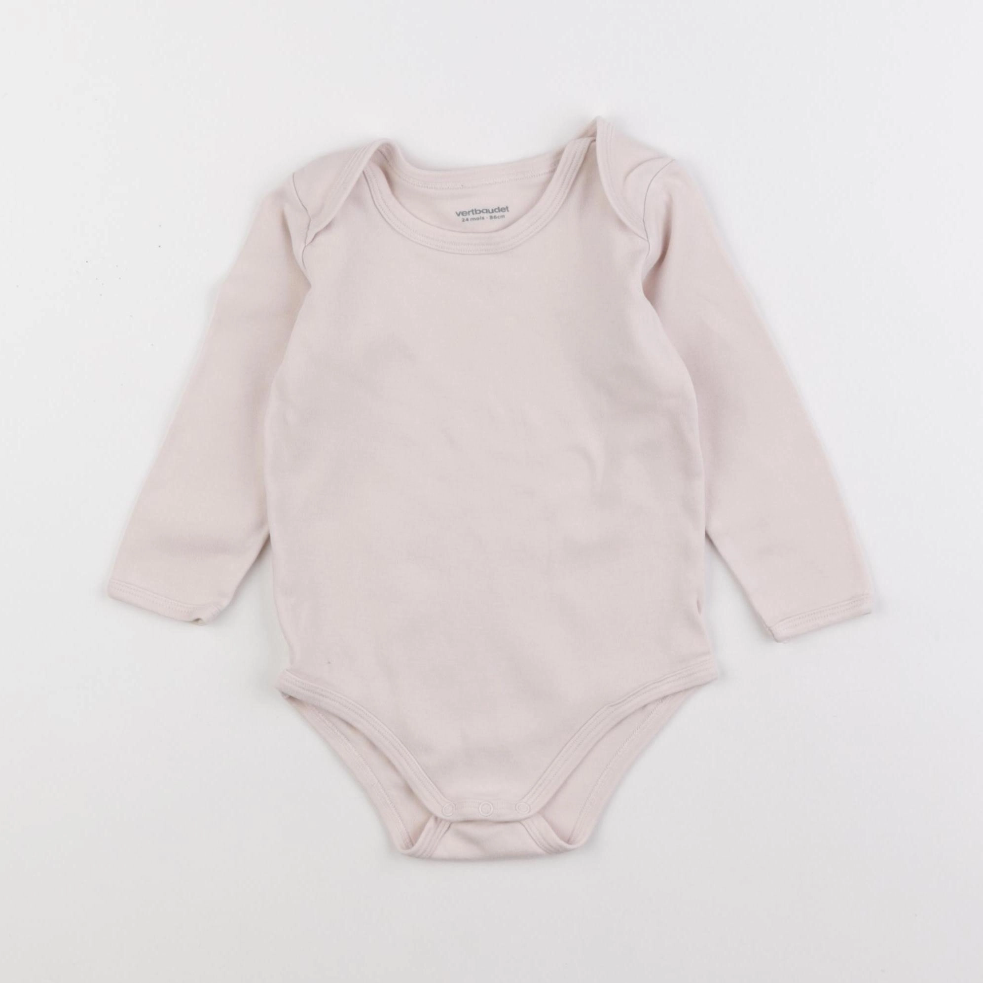 Vertbaudet - body rose - 24 mois