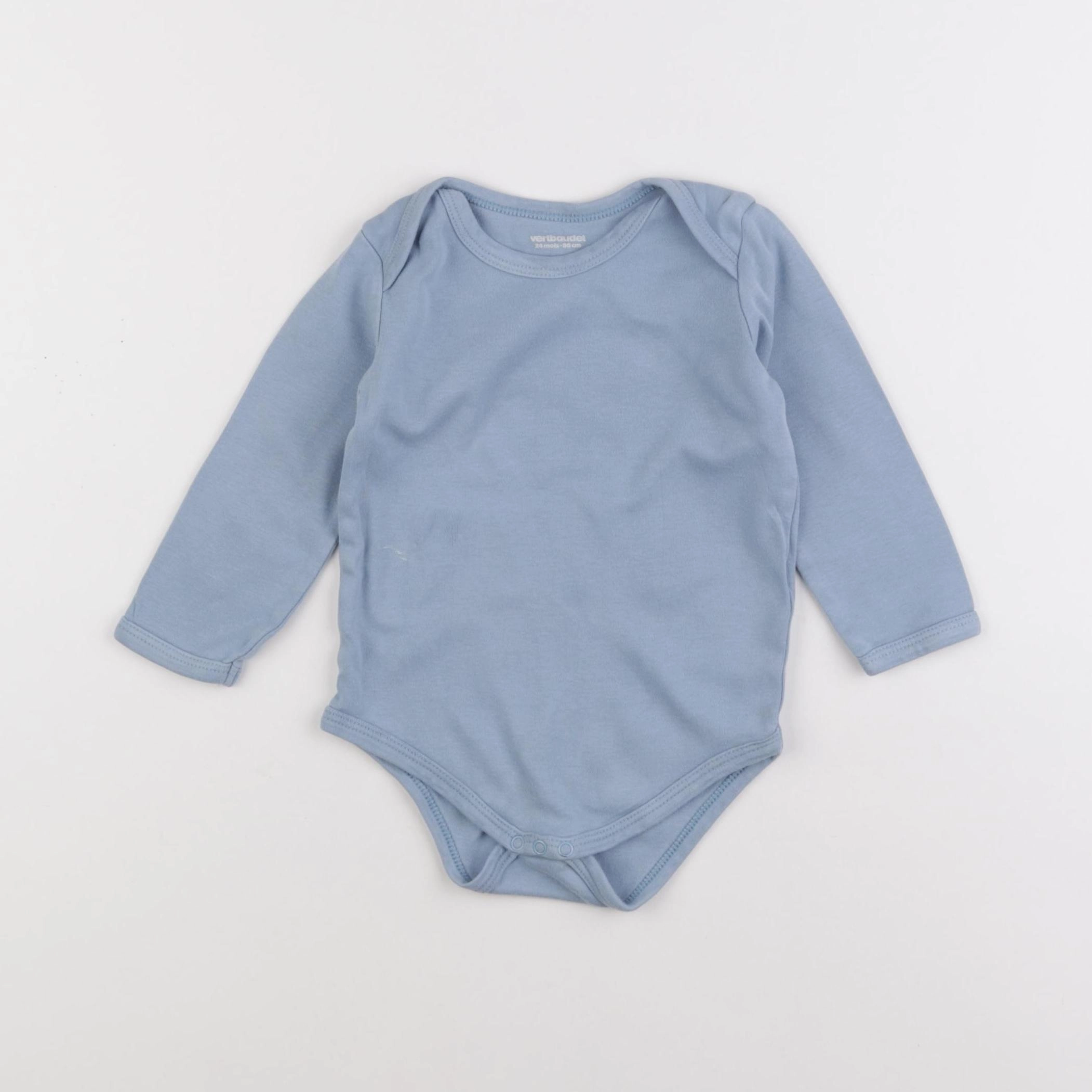 Vertbaudet - body bleu - 24 mois