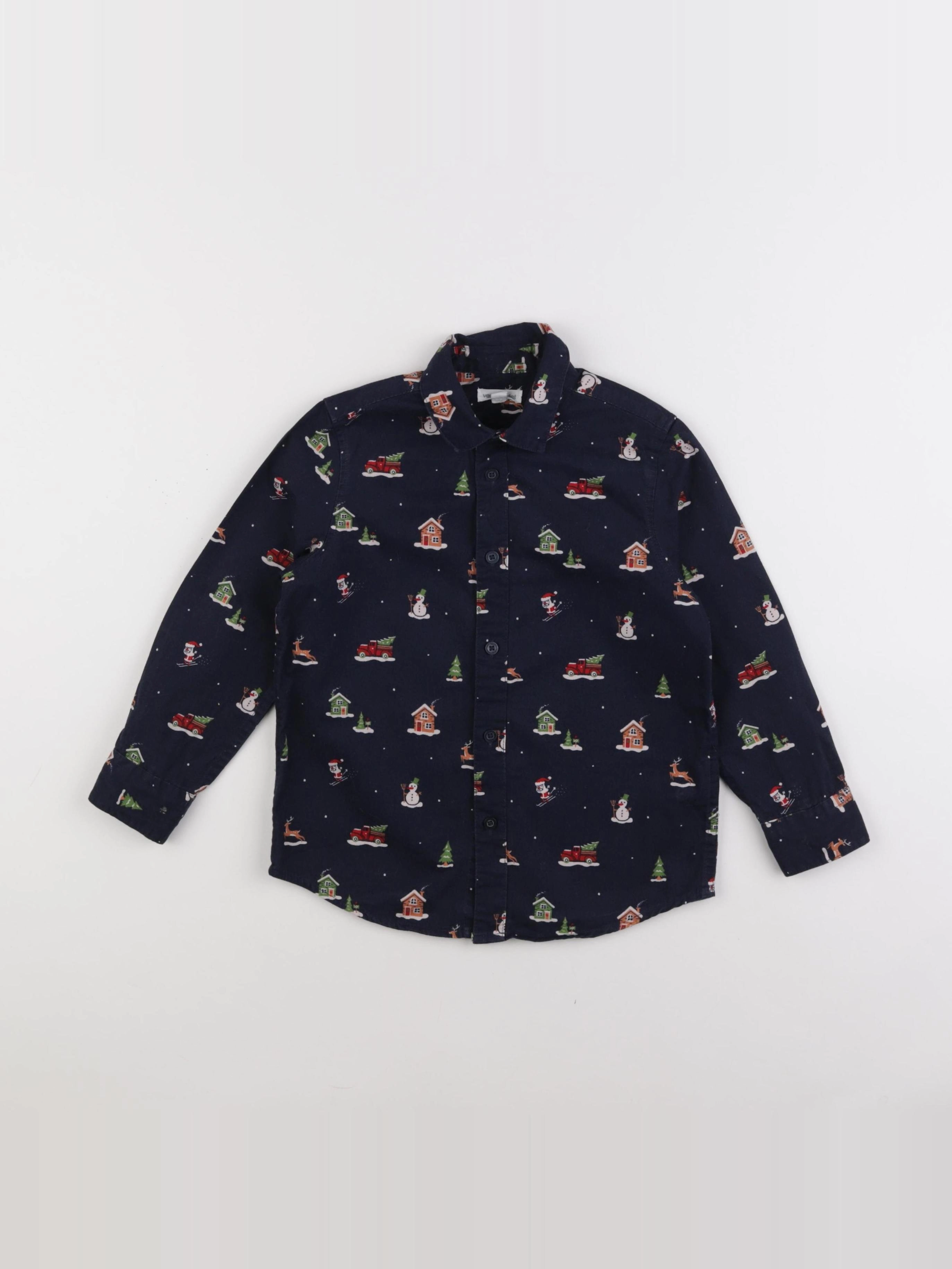 Vertbaudet - chemise bleu - 5 ans