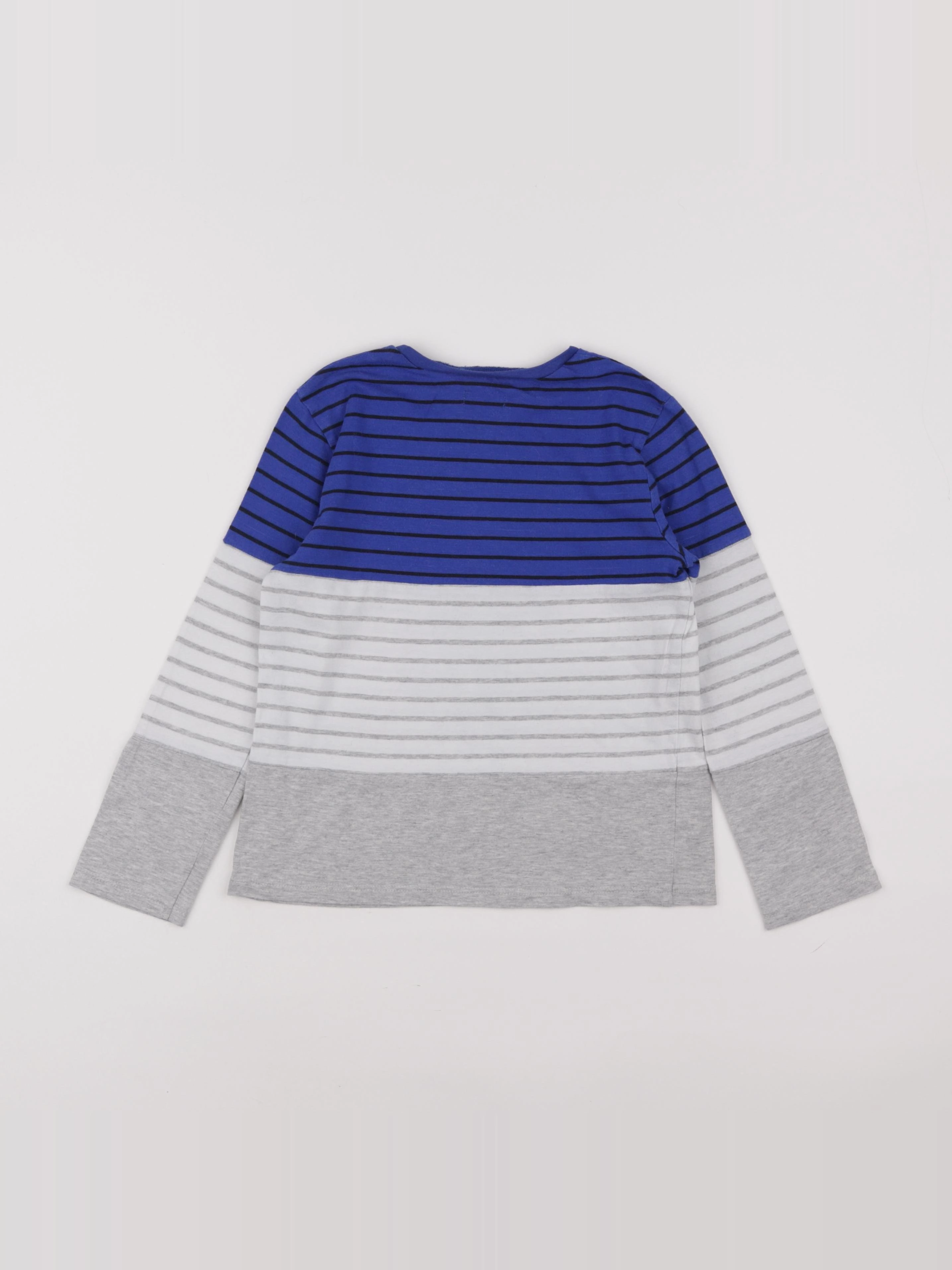 IKKS - tee-shirt bleu, gris - 6 ans