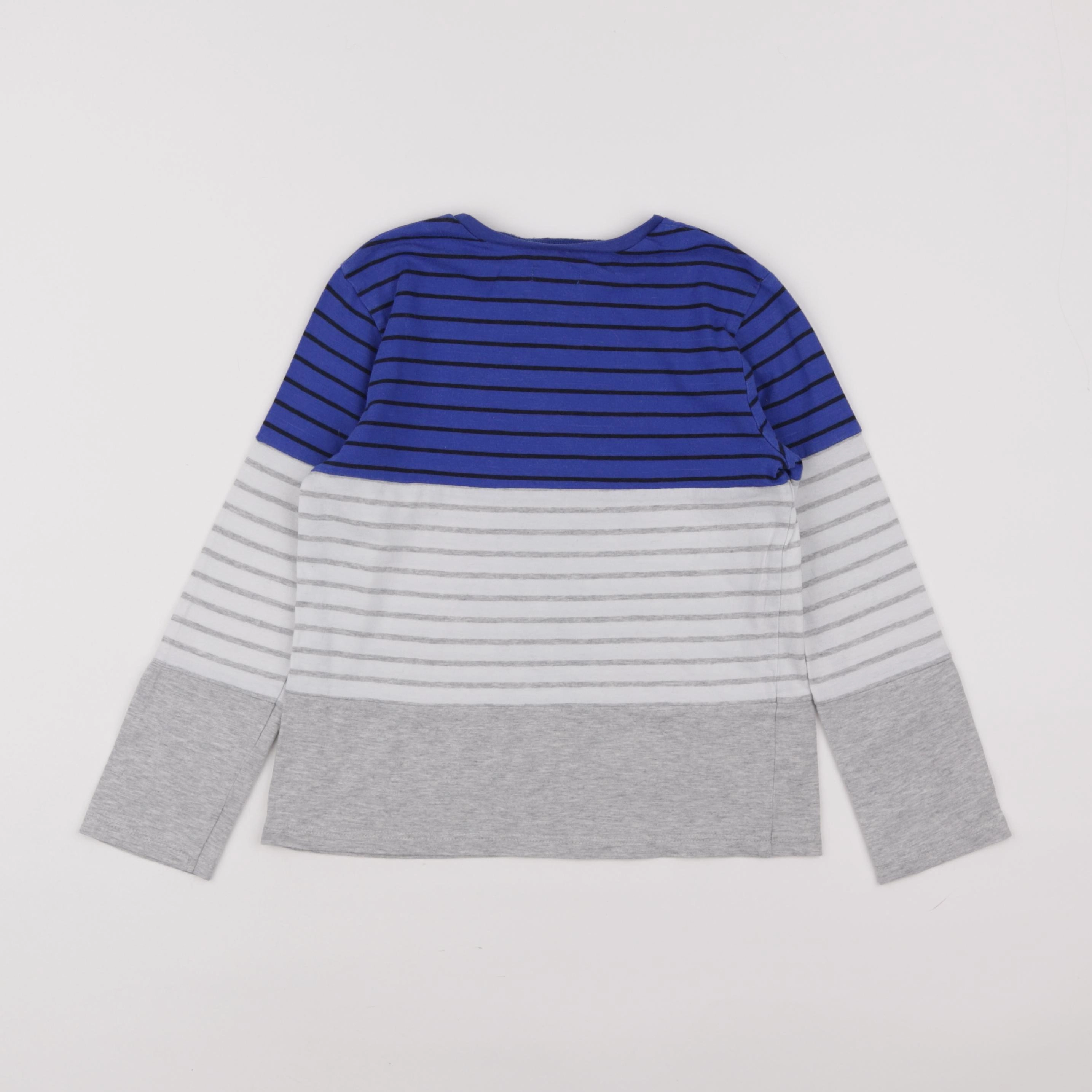 IKKS - tee-shirt bleu, gris - 6 ans