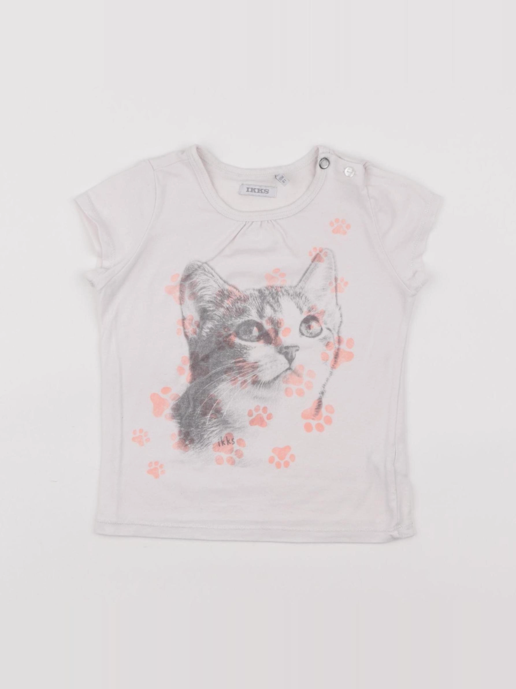 IKKS - tee-shirt blanc - 18 mois