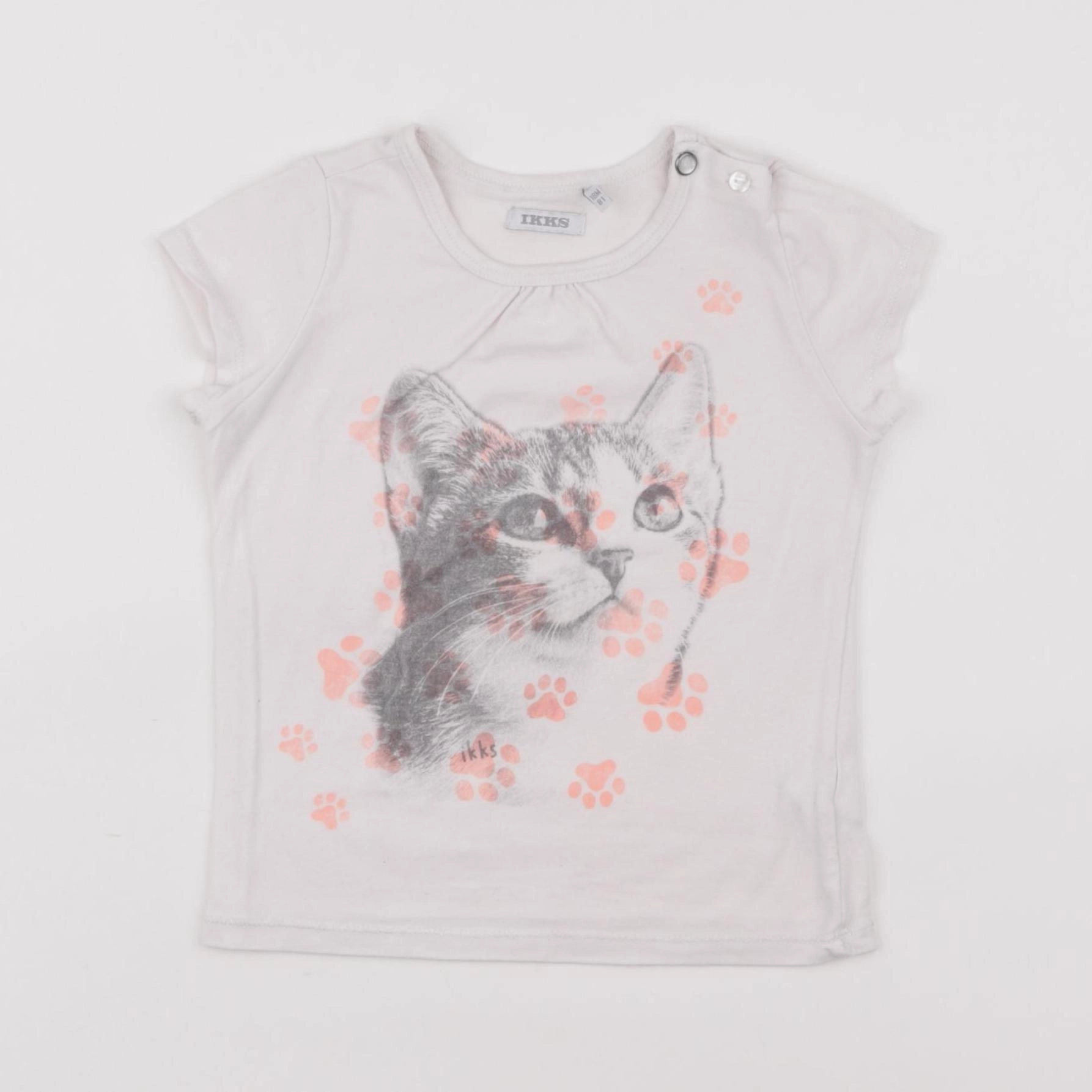 IKKS - tee-shirt blanc - 18 mois