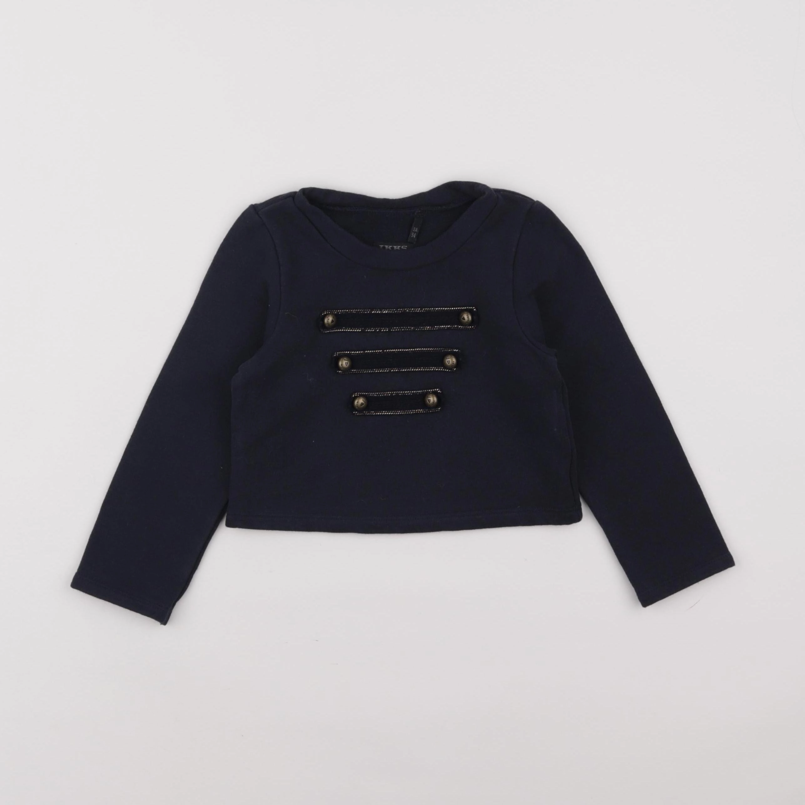 IKKS - sweat noir - 3 ans