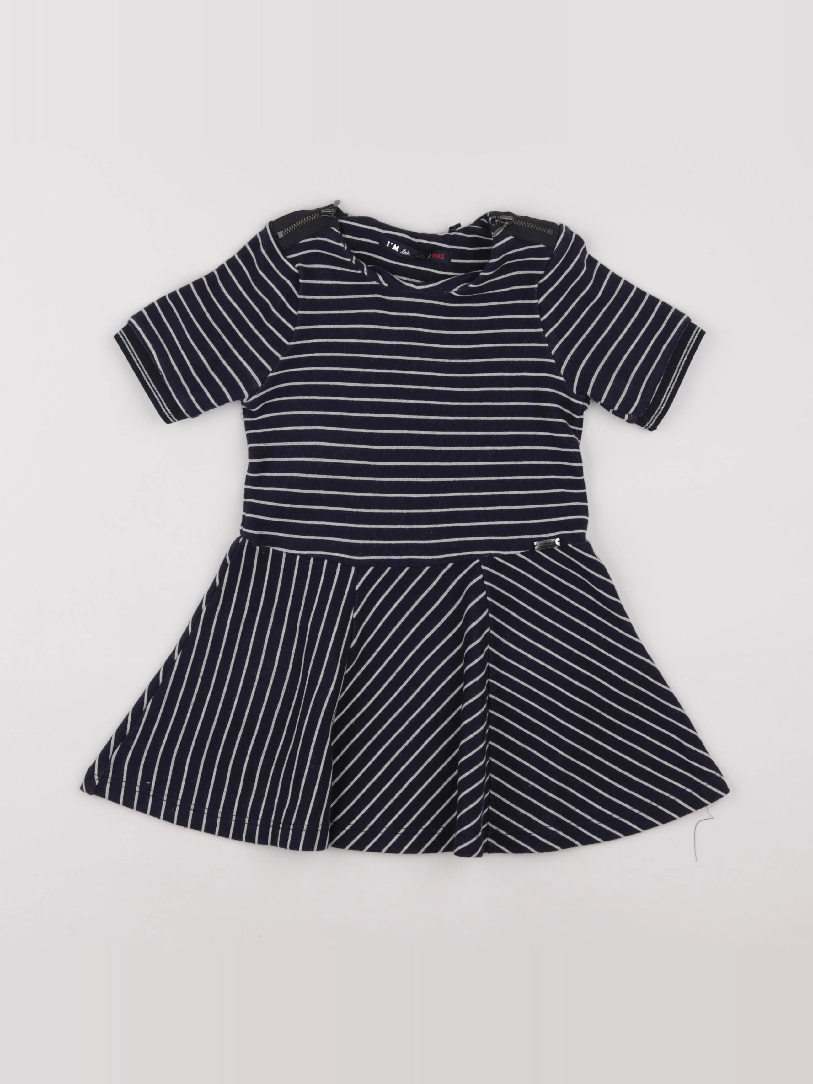 IKKS - robe bleu - 3 ans
