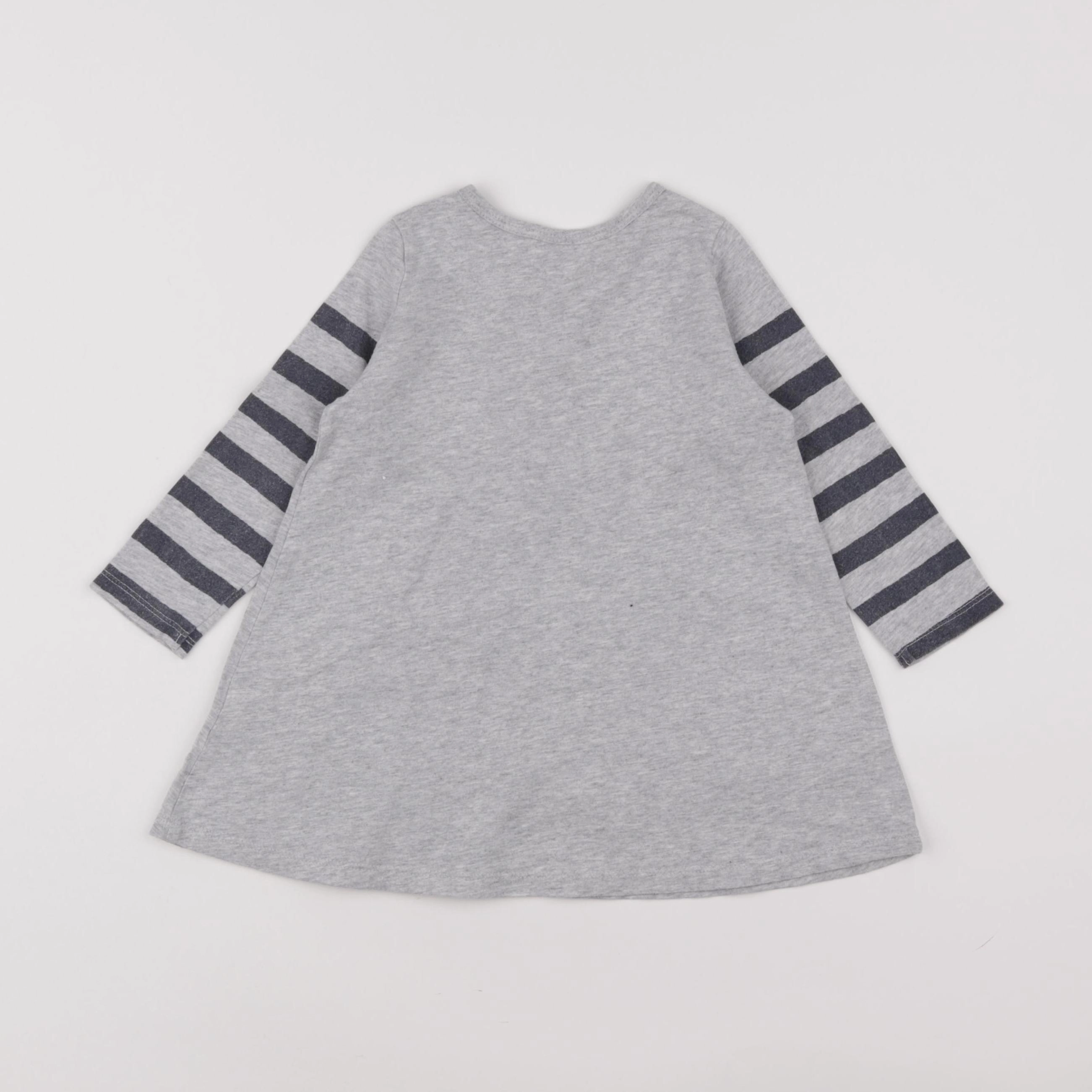 IKKS - robe gris - 18 mois