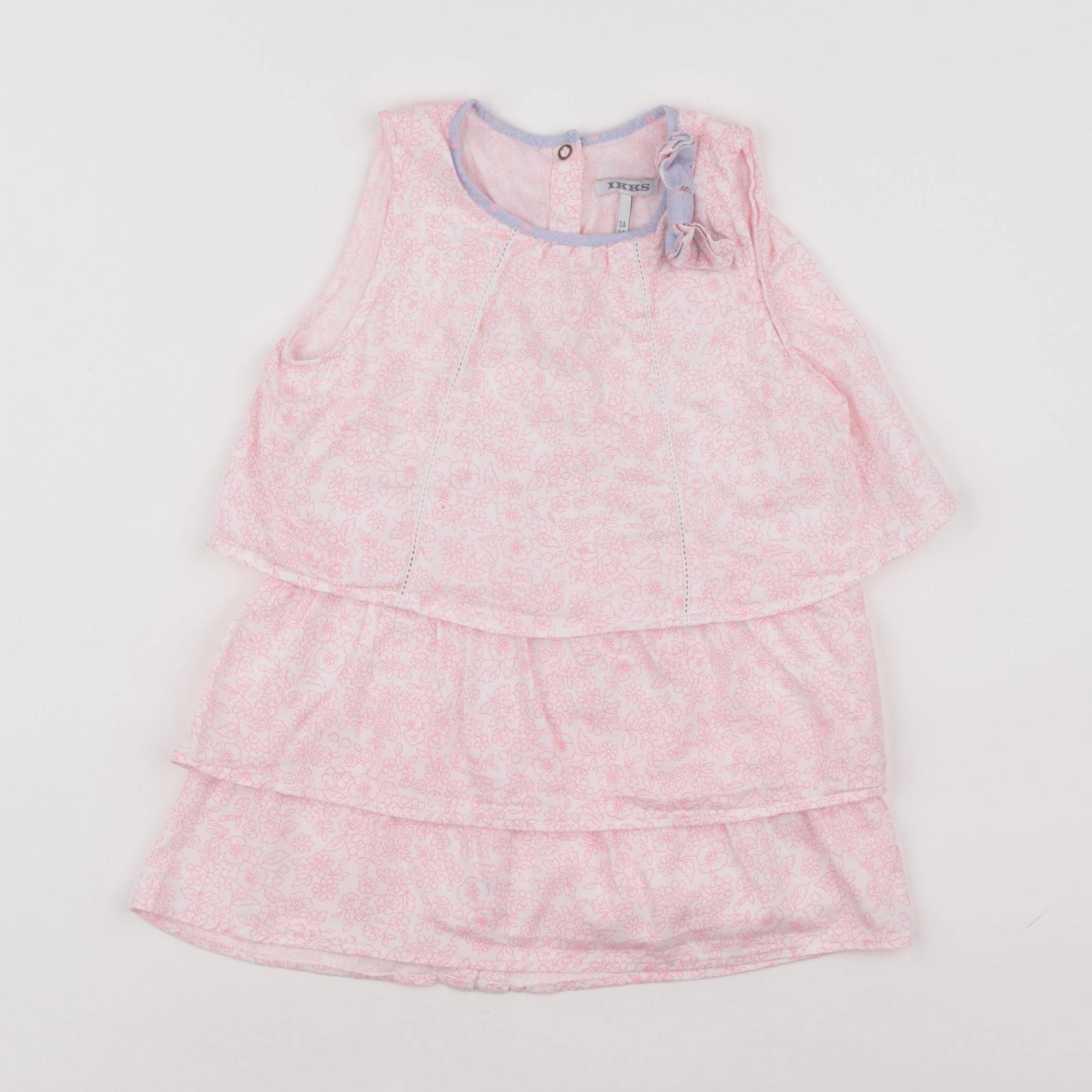 IKKS - robe rose - 3 ans