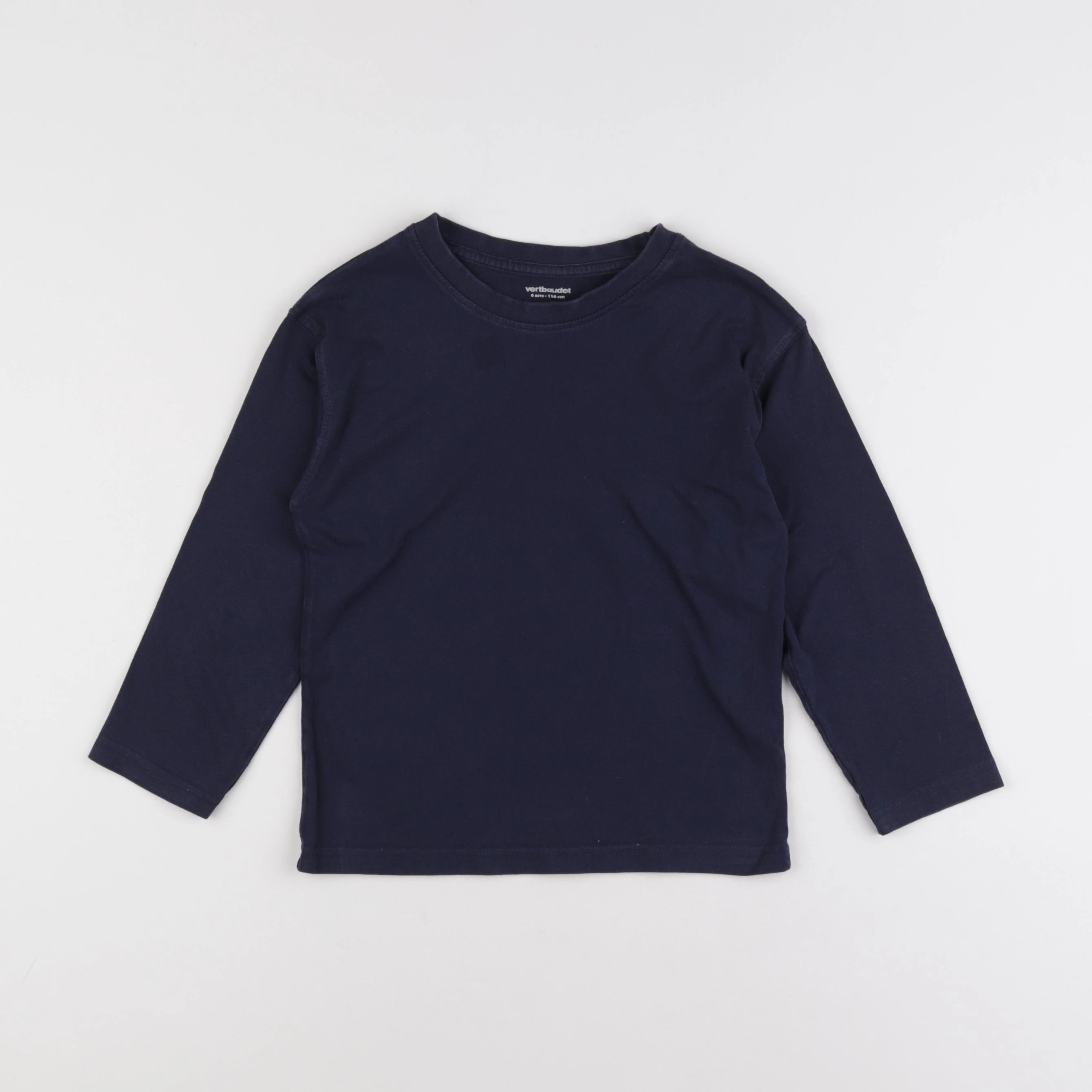 Vertbaudet - tee-shirt bleu - 6 ans