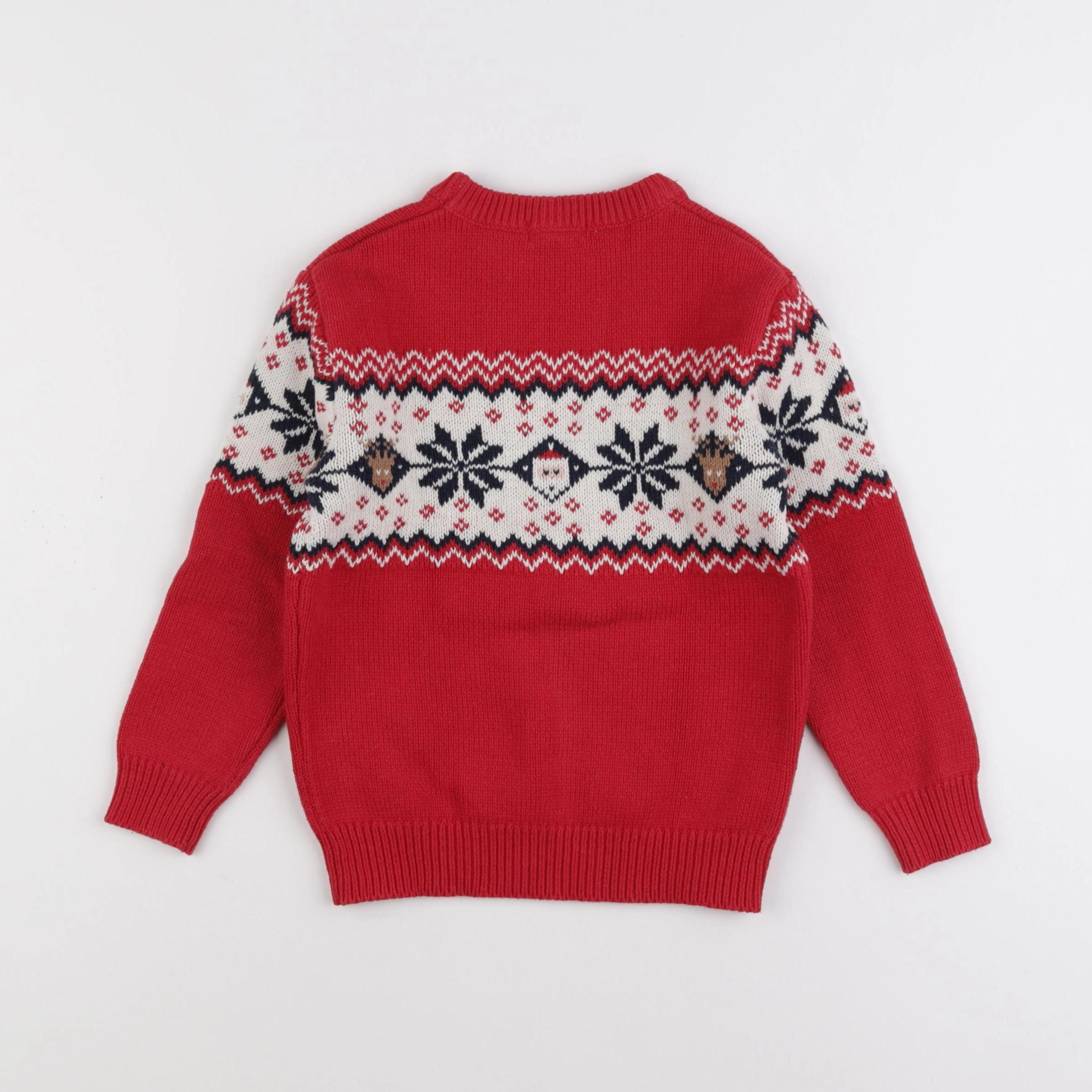 Vertbaudet - pull rouge - 6 ans