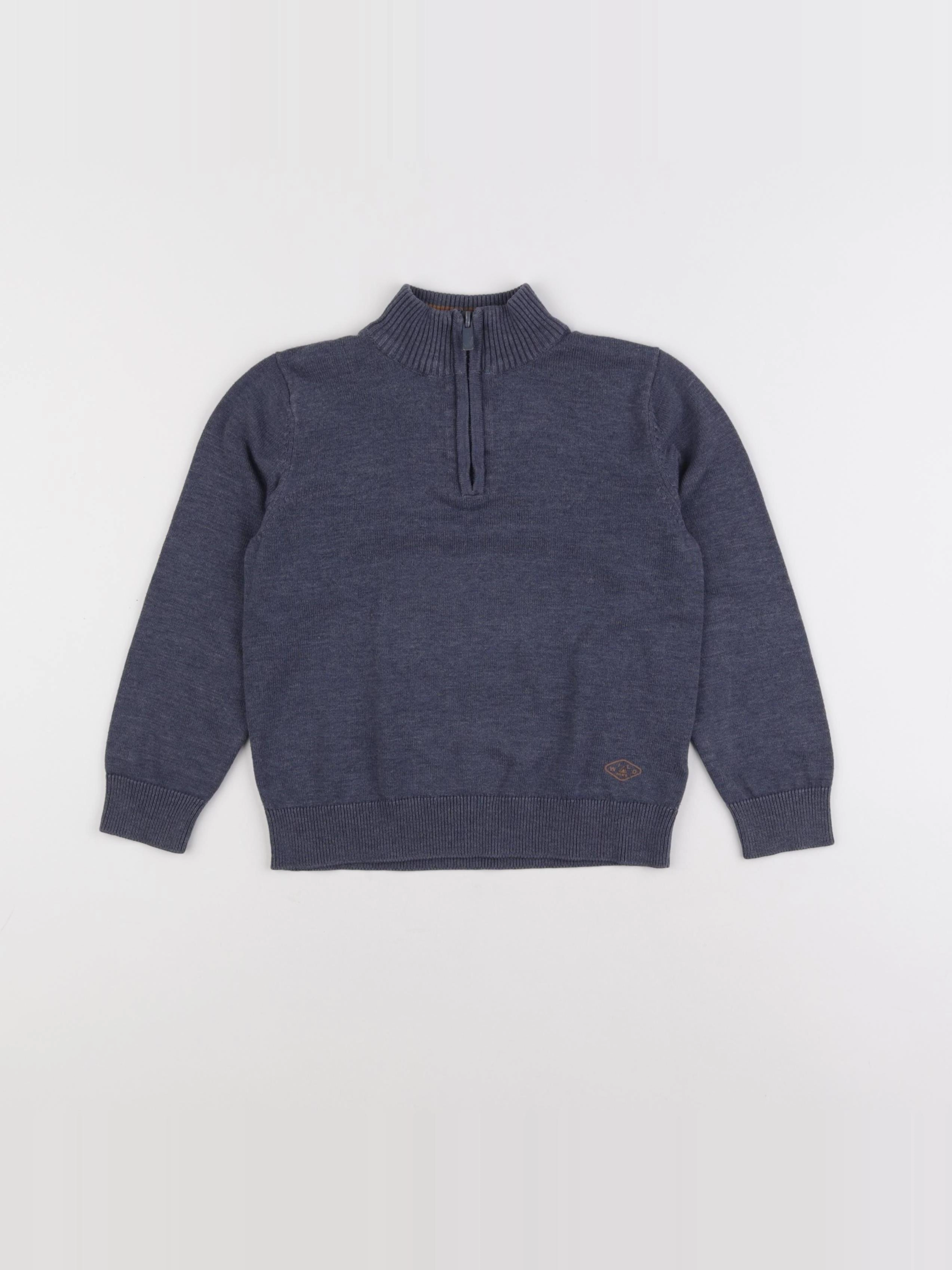 Vertbaudet - gilet bleu - 6 ans