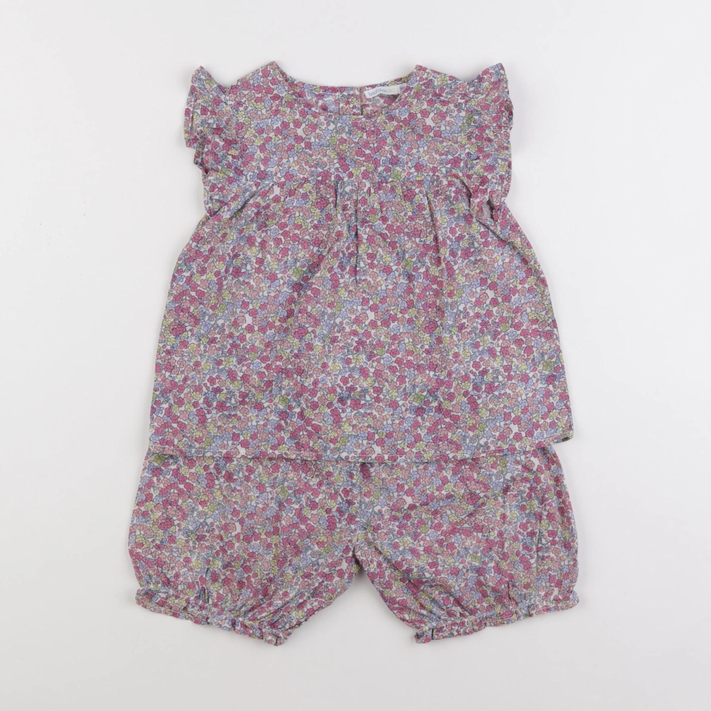 Boutchou - pyjama coton multicolore - 36 mois
