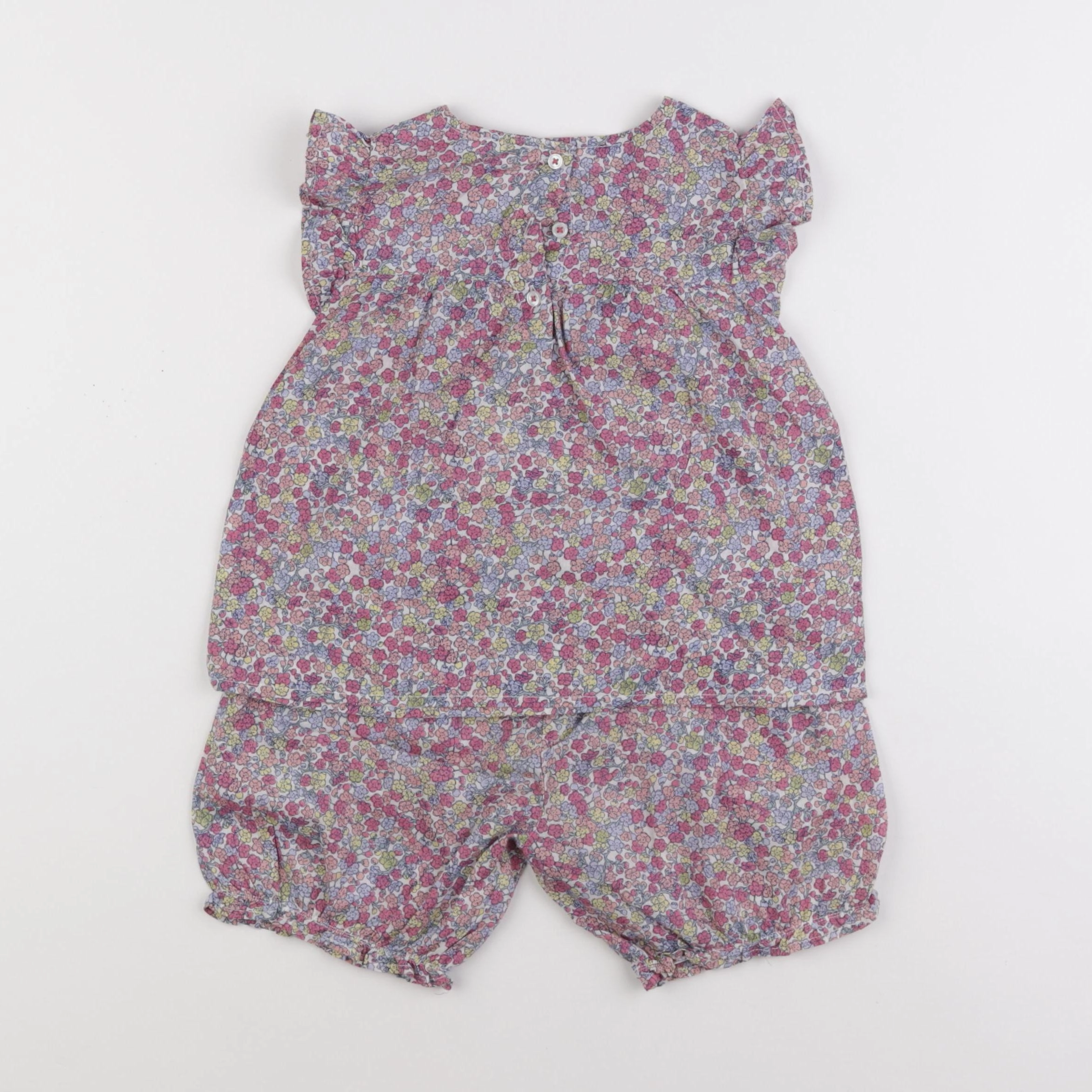 Boutchou - pyjama coton multicolore - 36 mois