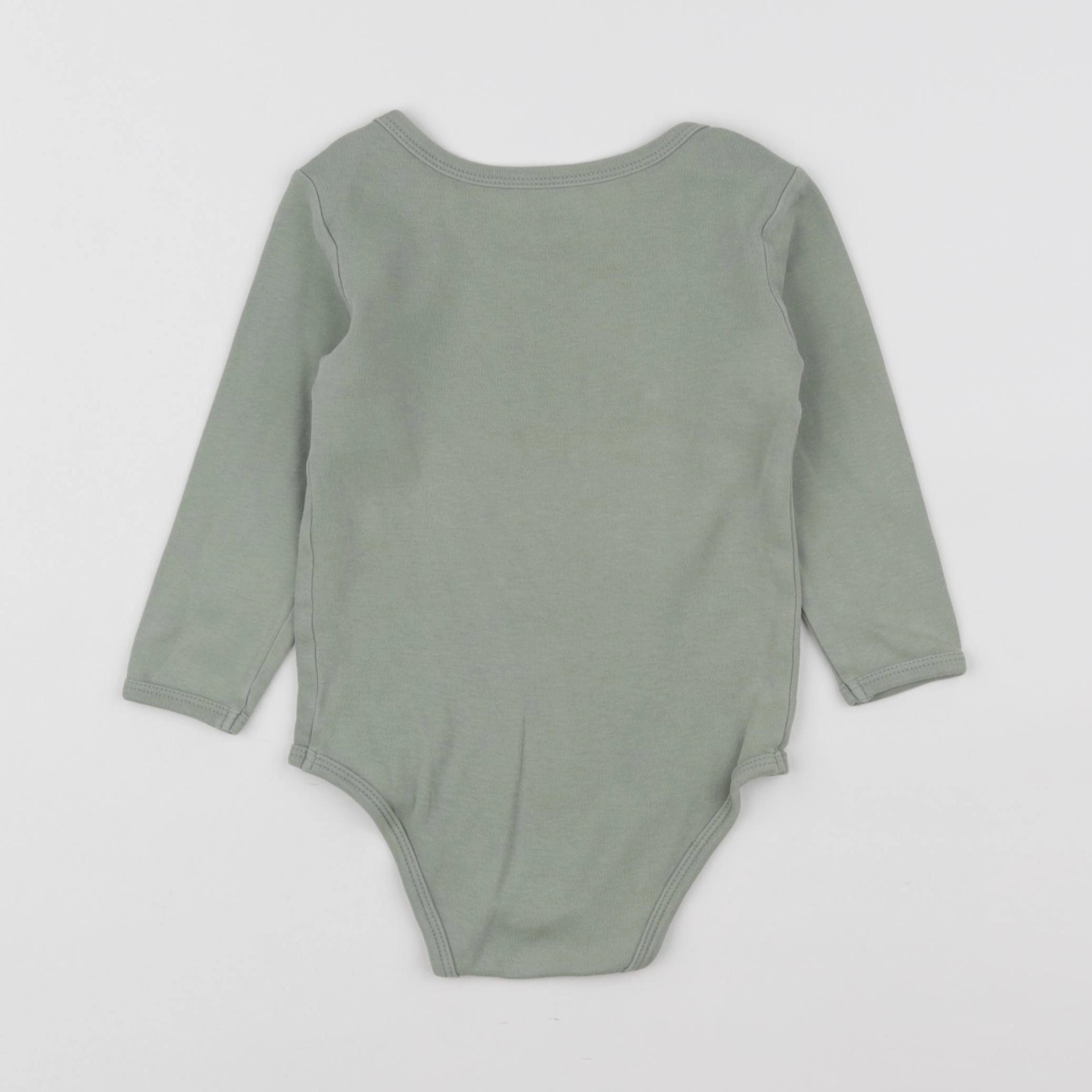 Vertbaudet - body vert - 18 mois
