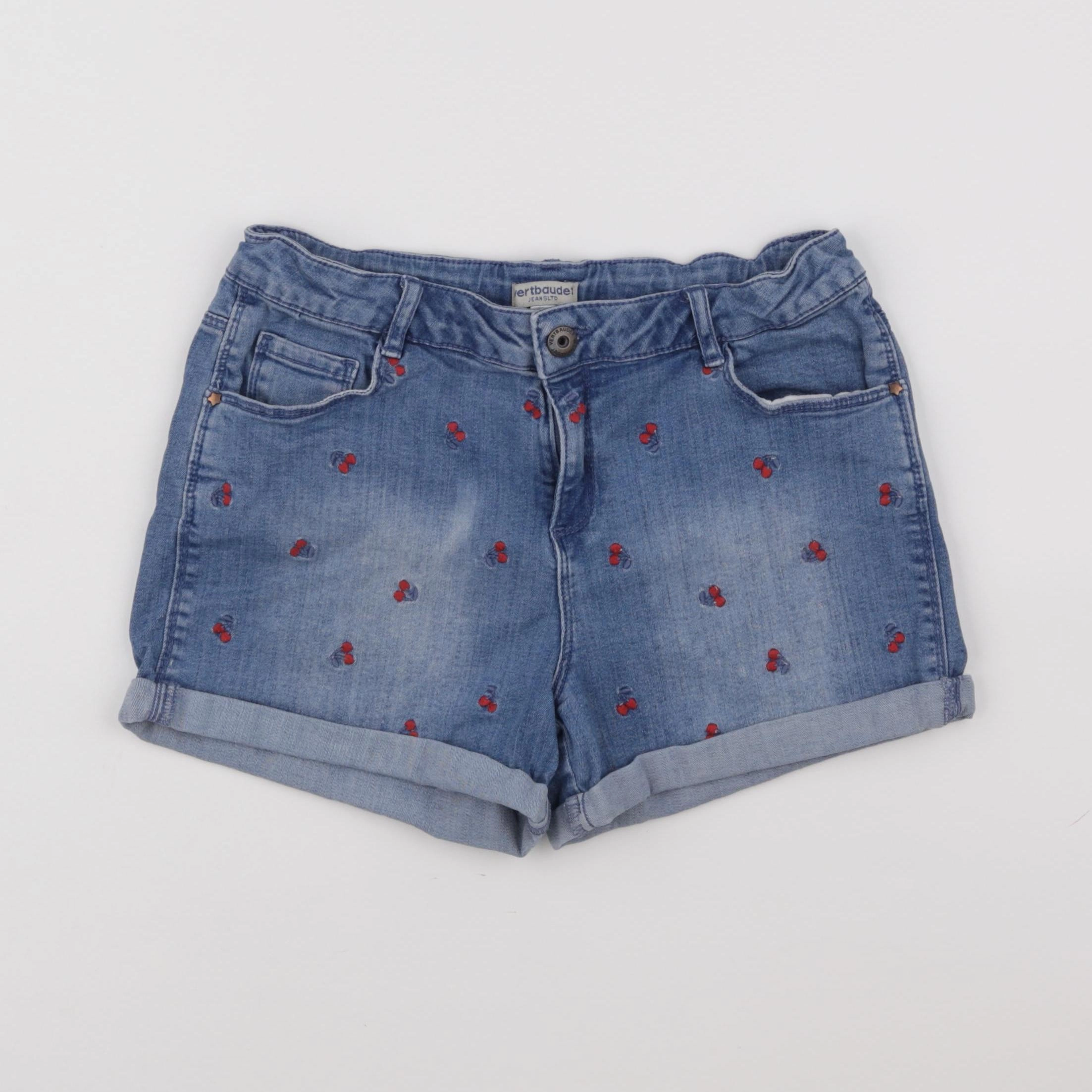 Vertbaudet - short bleu - 12 ans