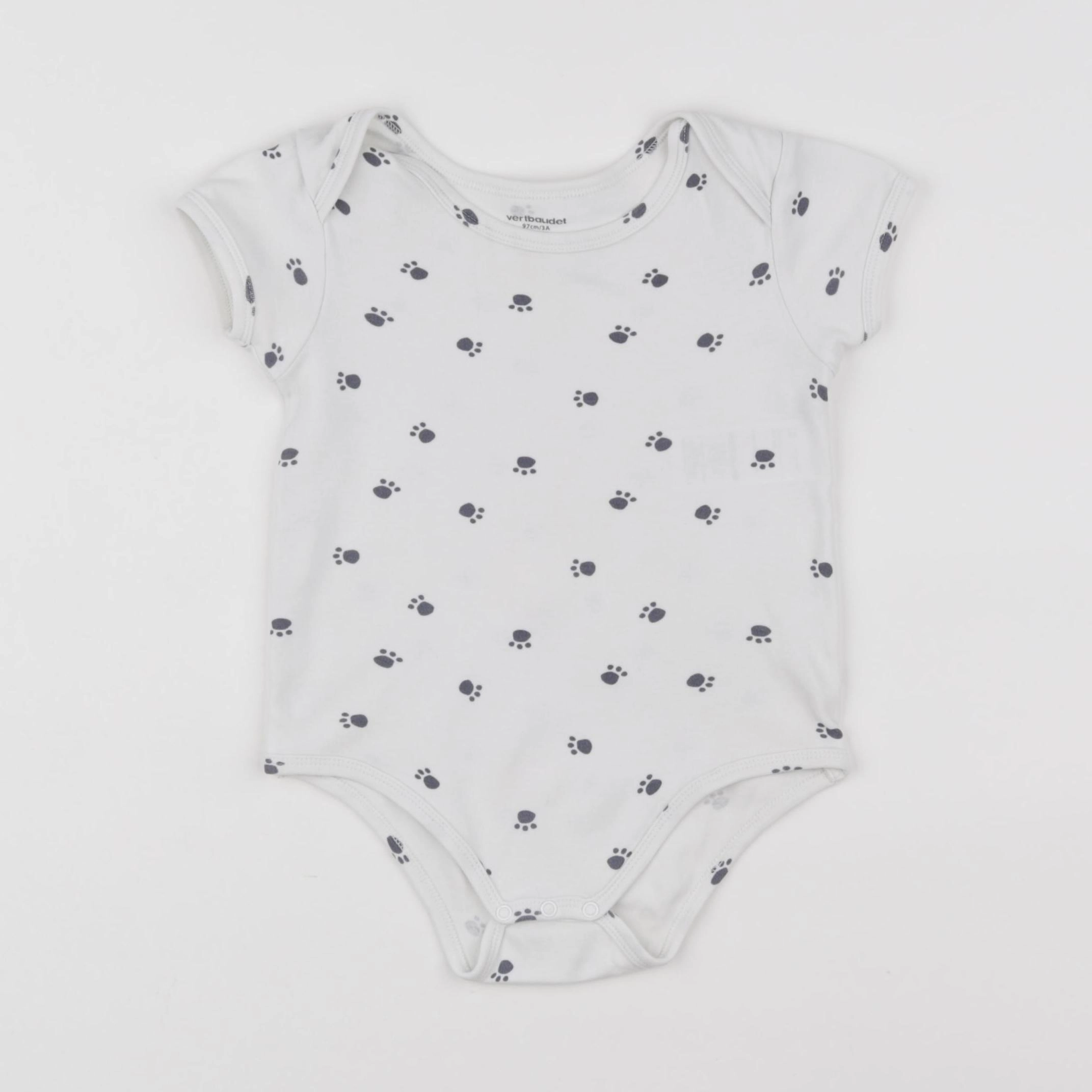 Vertbaudet - body blanc - 3 ans