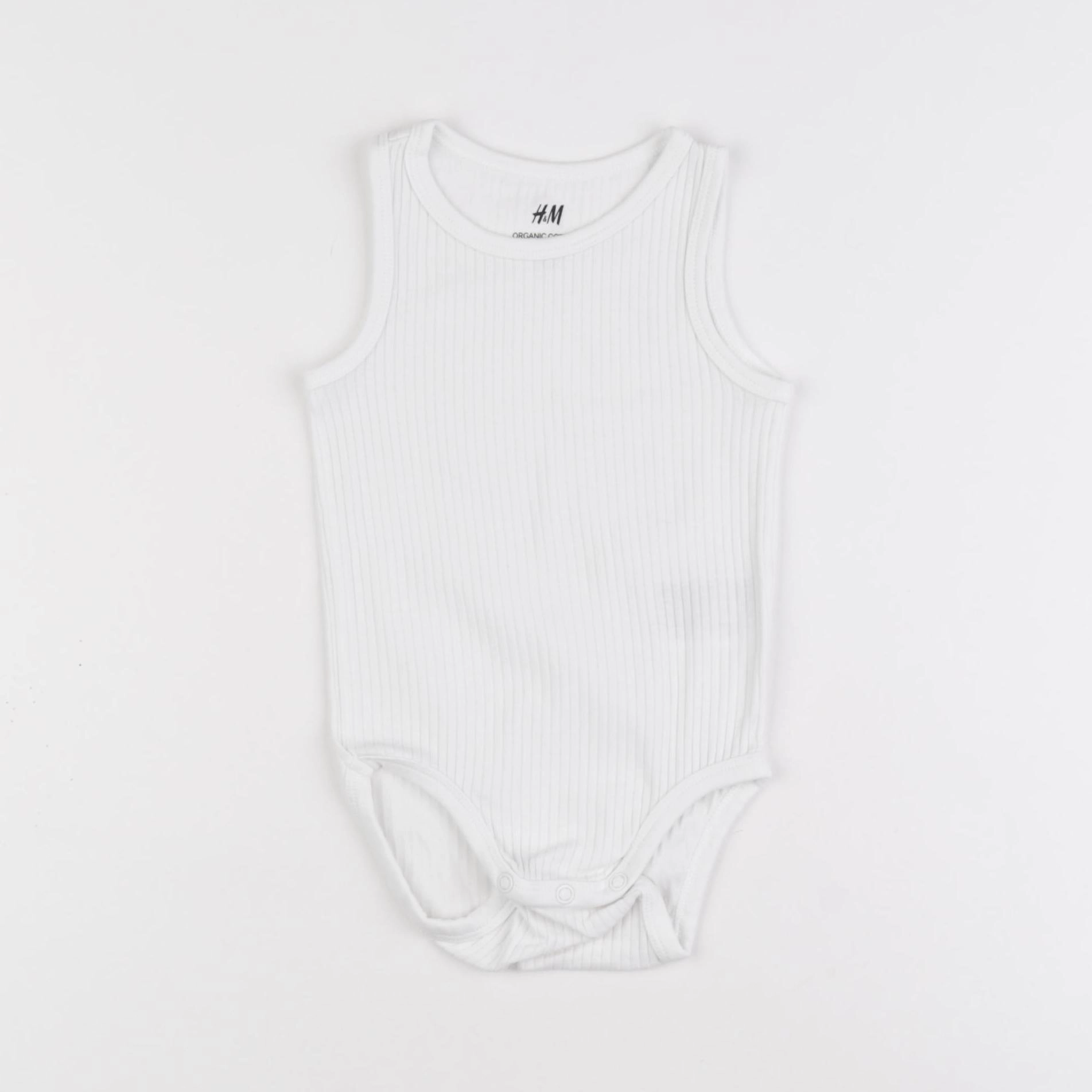 H&M - body blanc - 6/9 mois