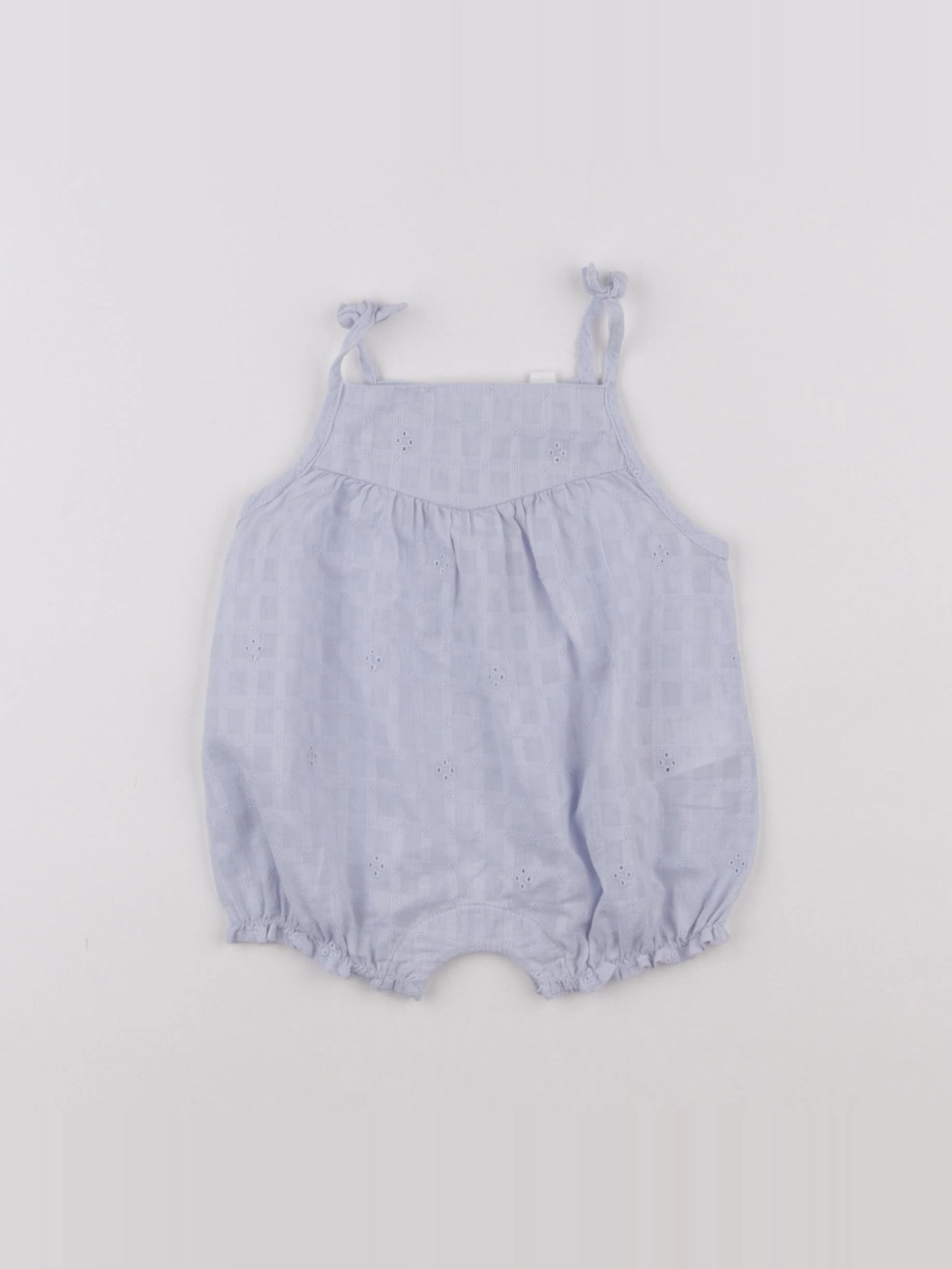Vertbaudet - combinaison bleu - 3 mois