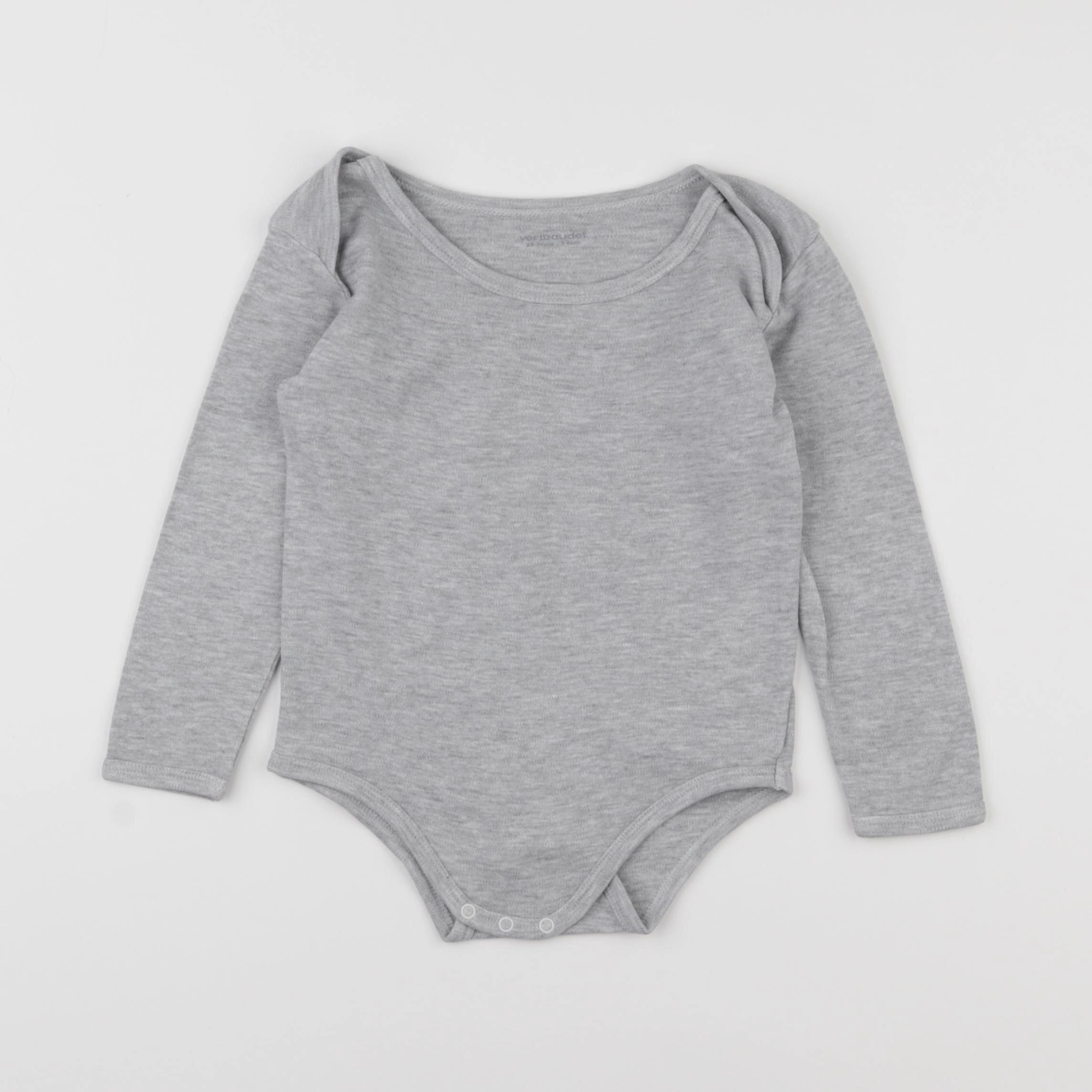 Vertbaudet - body gris - 36 mois