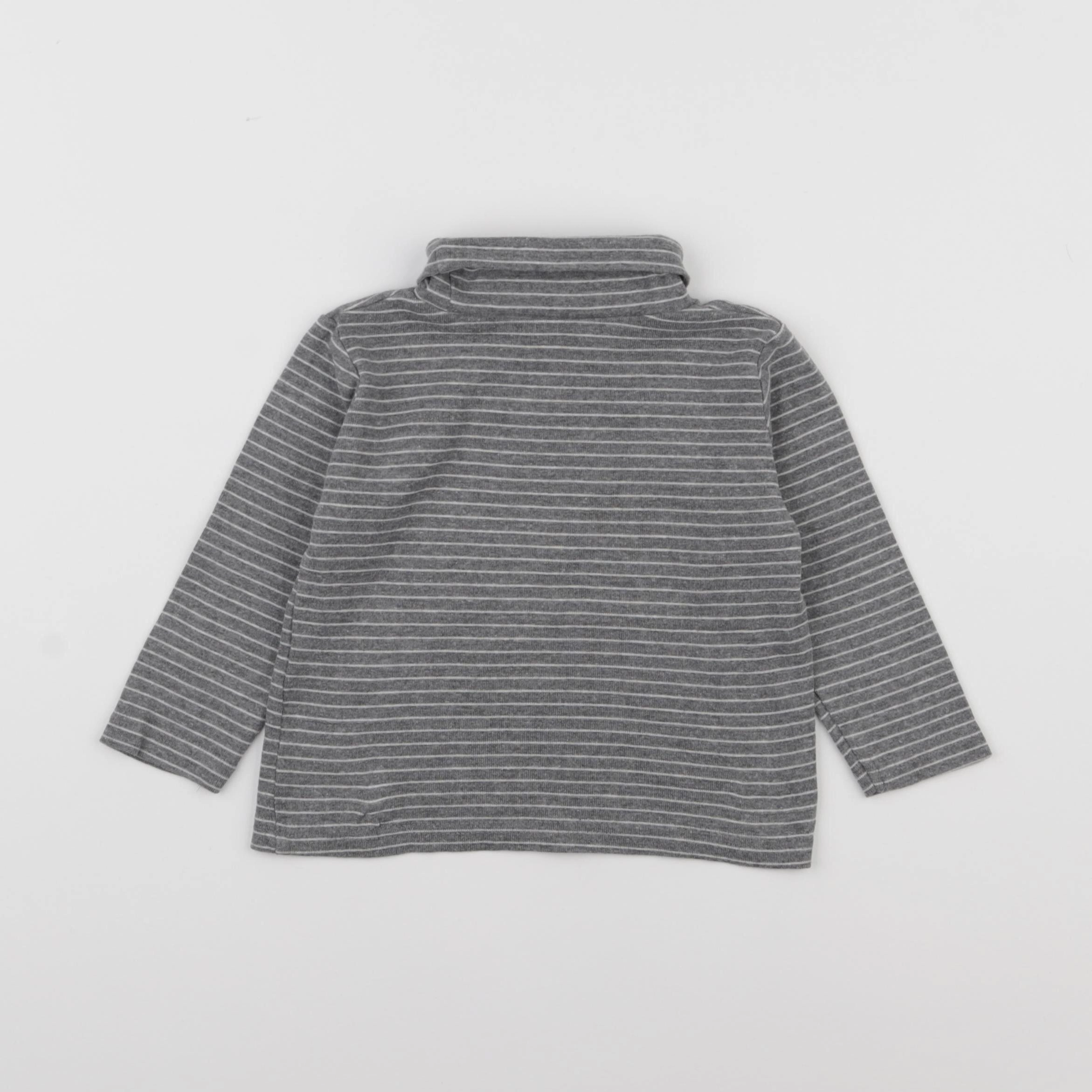 Vertbaudet - sous-pull gris - 3 ans