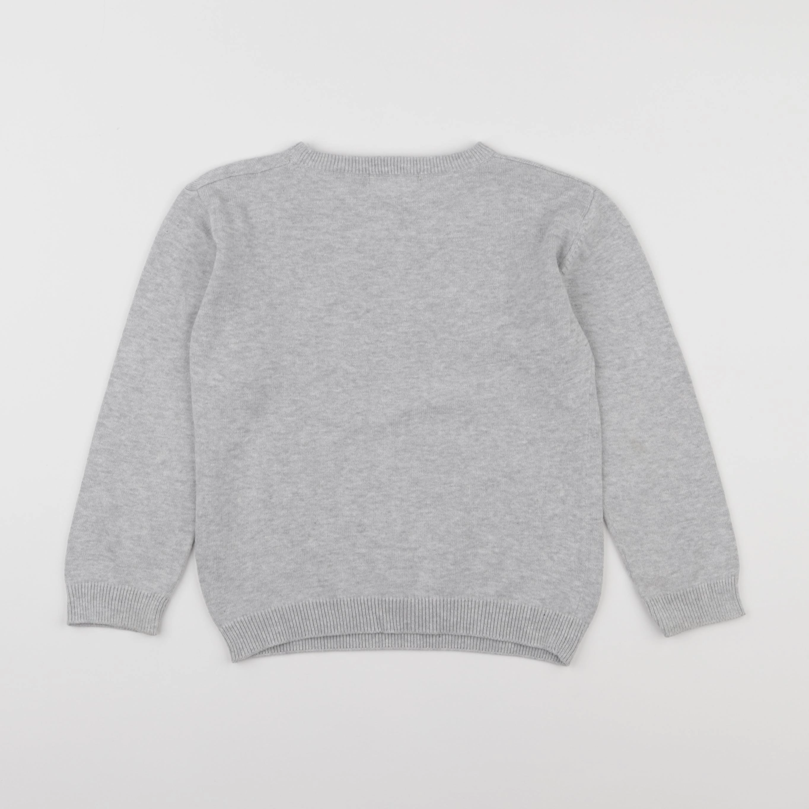 Vertbaudet - pull gris - 6 ans