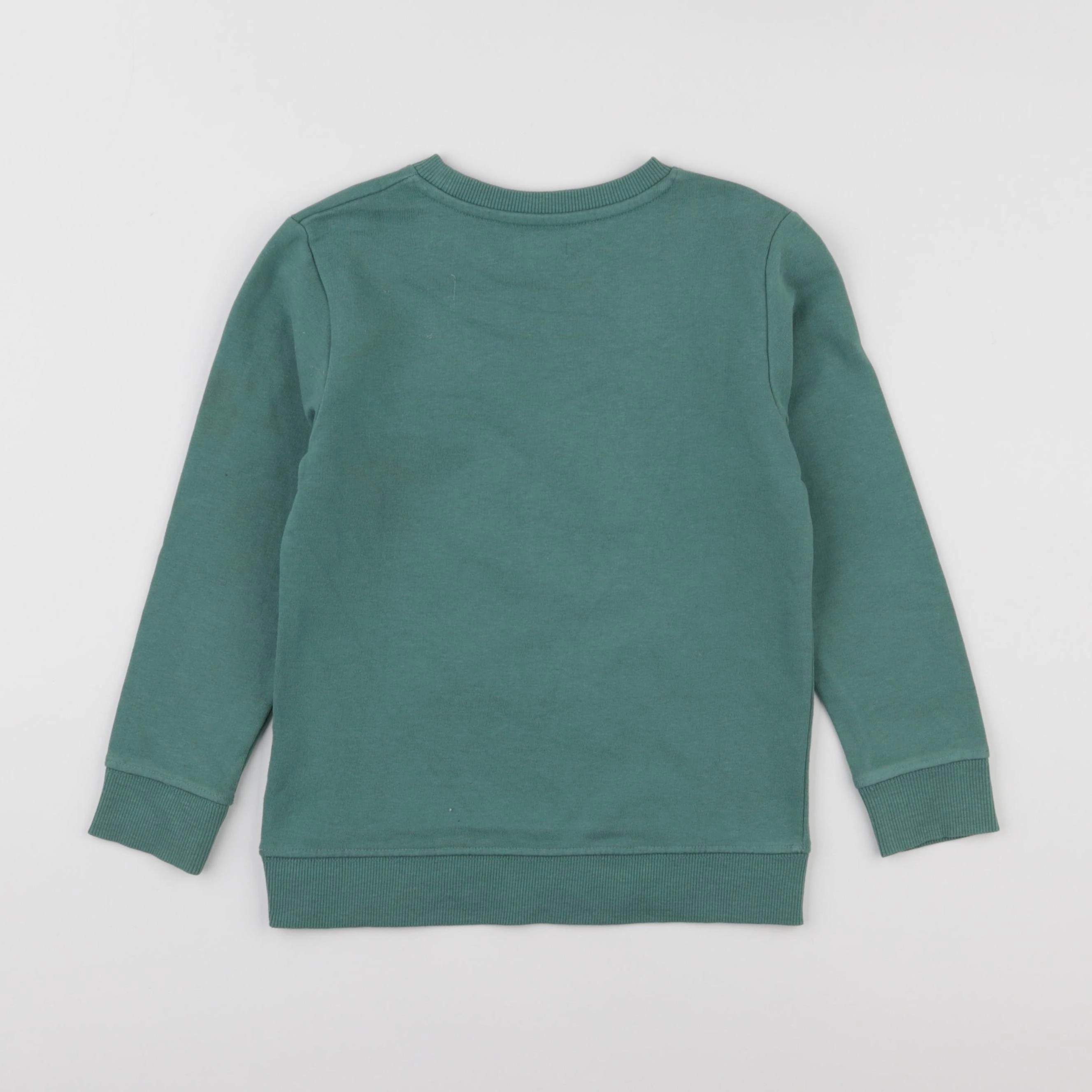 Vertbaudet - sweat vert - 6 ans